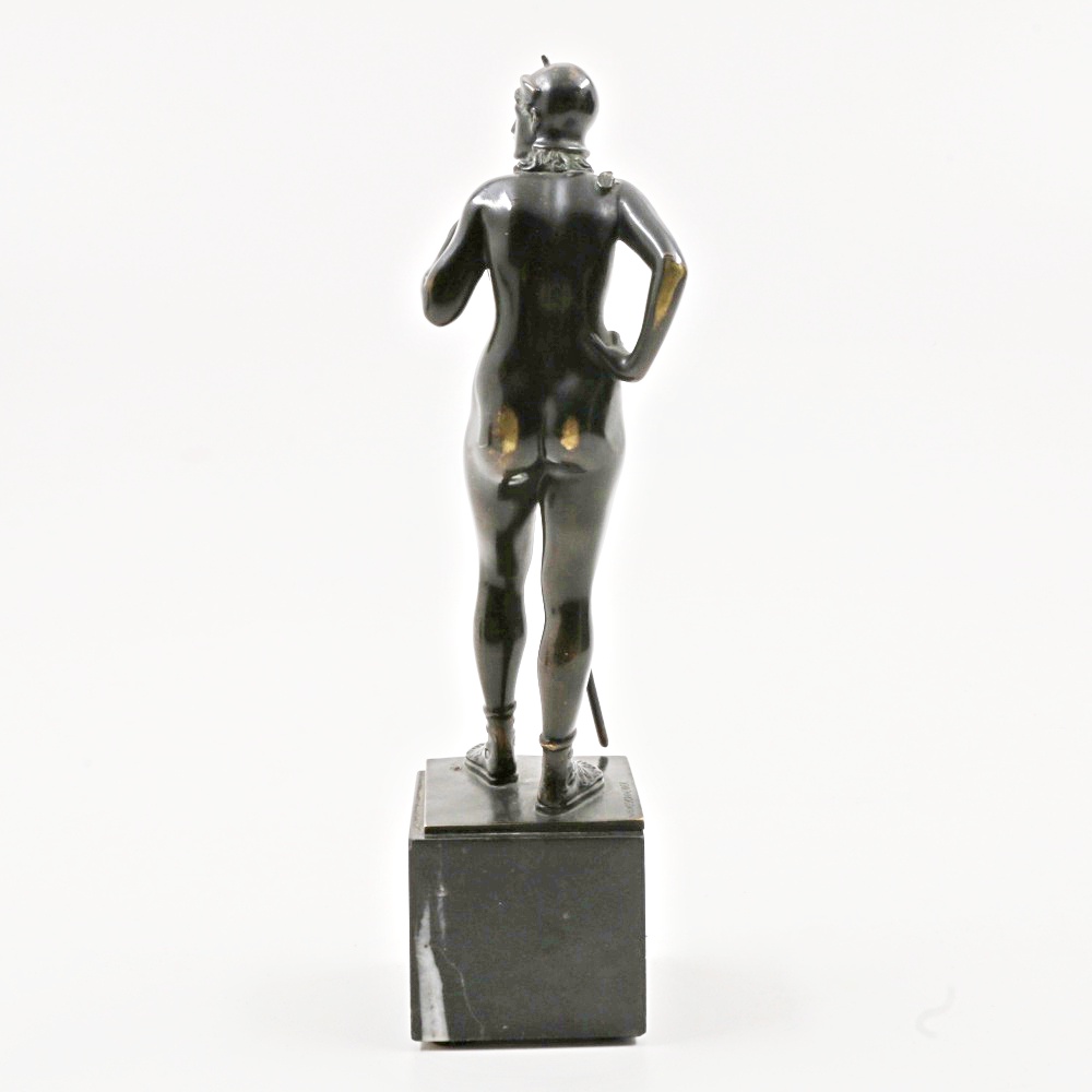 Wilhelm Wandschneider Classical Female Warrior Bronze Sculpture