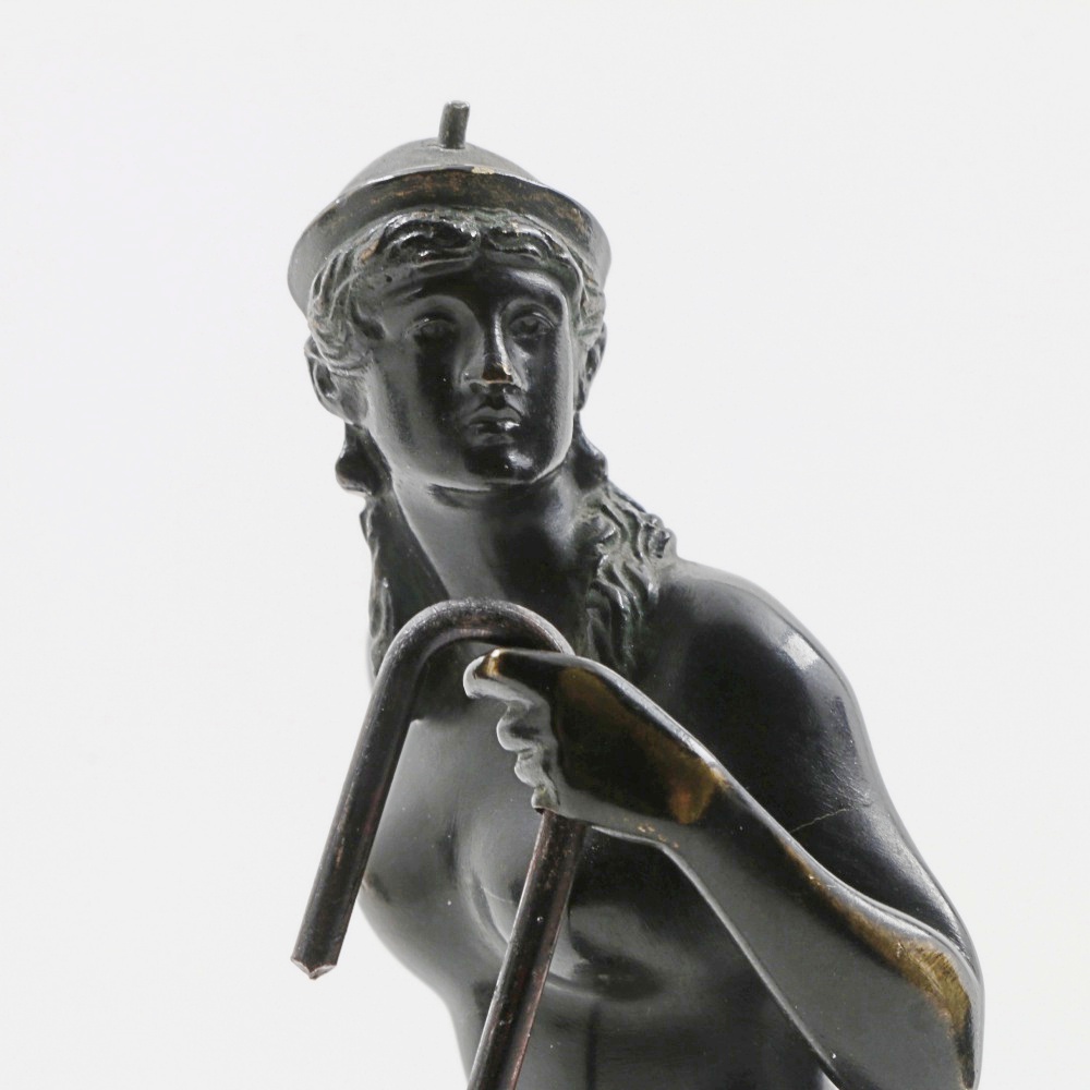 Wilhelm Wandschneider Classical Female Warrior Bronze Sculpture