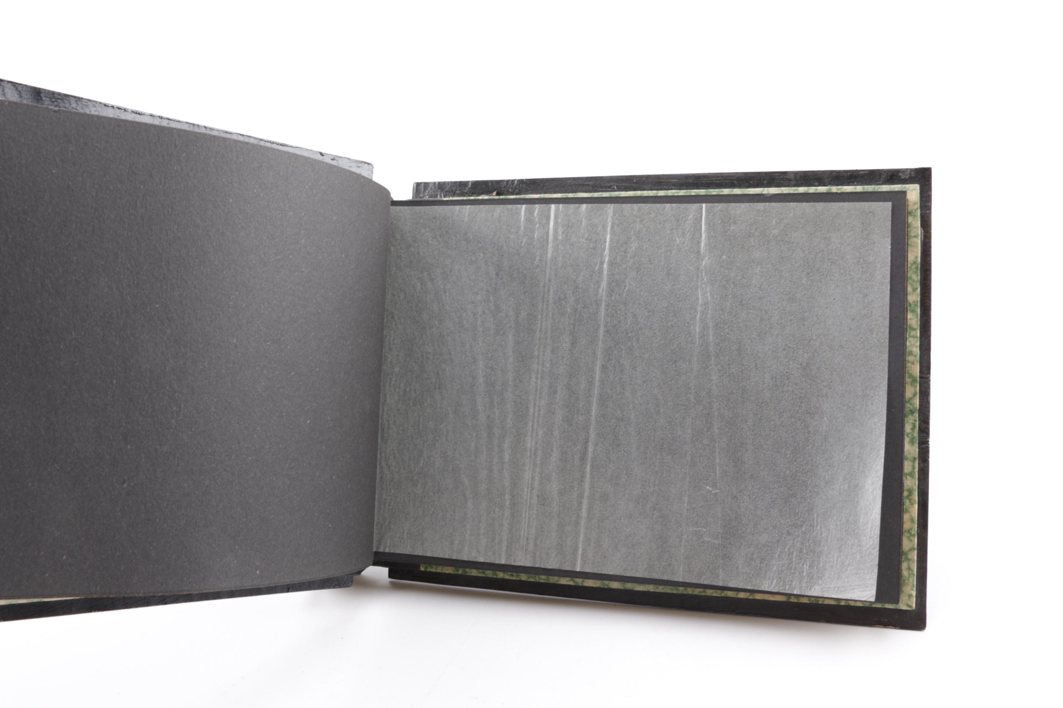 Pair of Scrapbooks with Cord Bindings