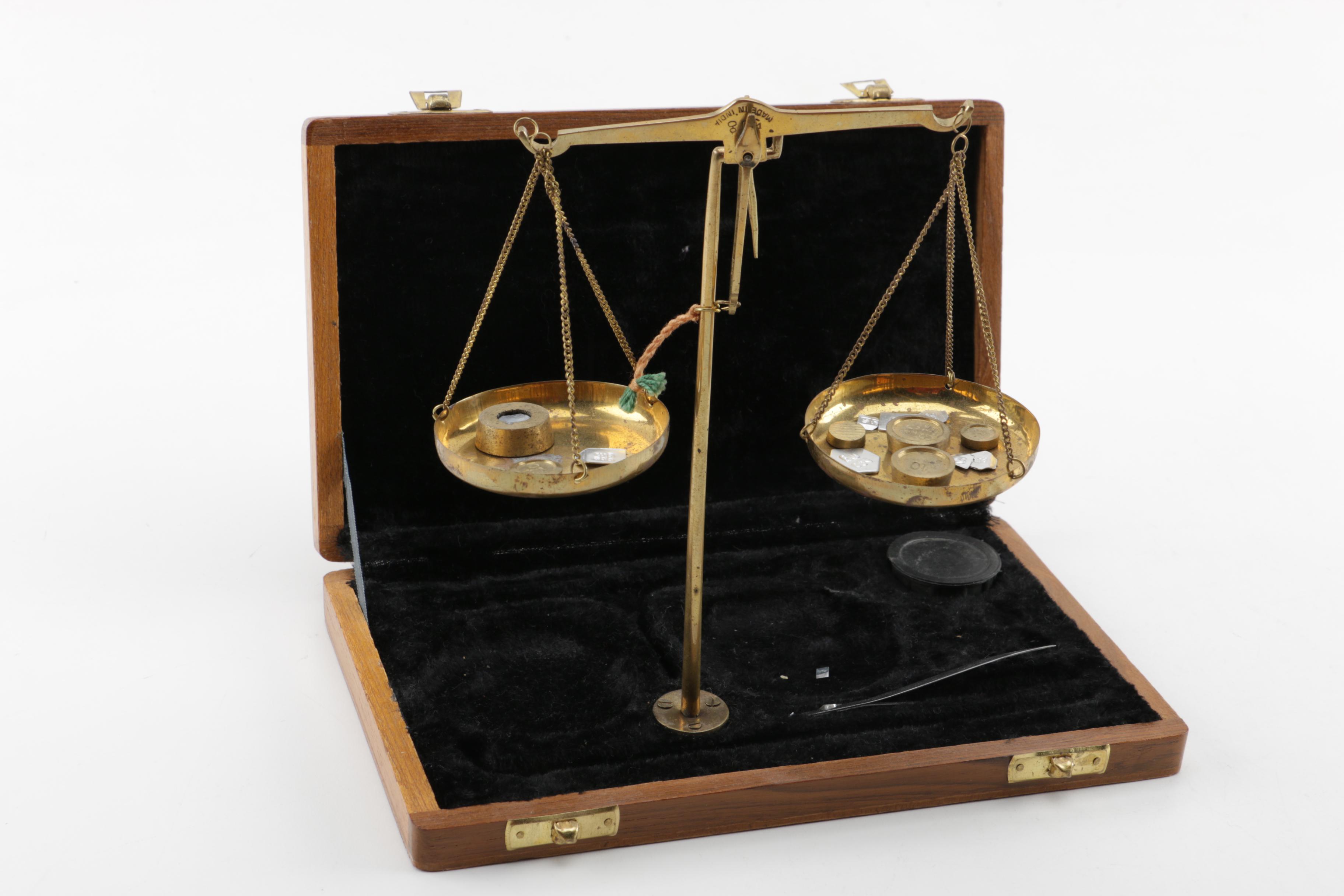 Metal Scale in Carrying Case