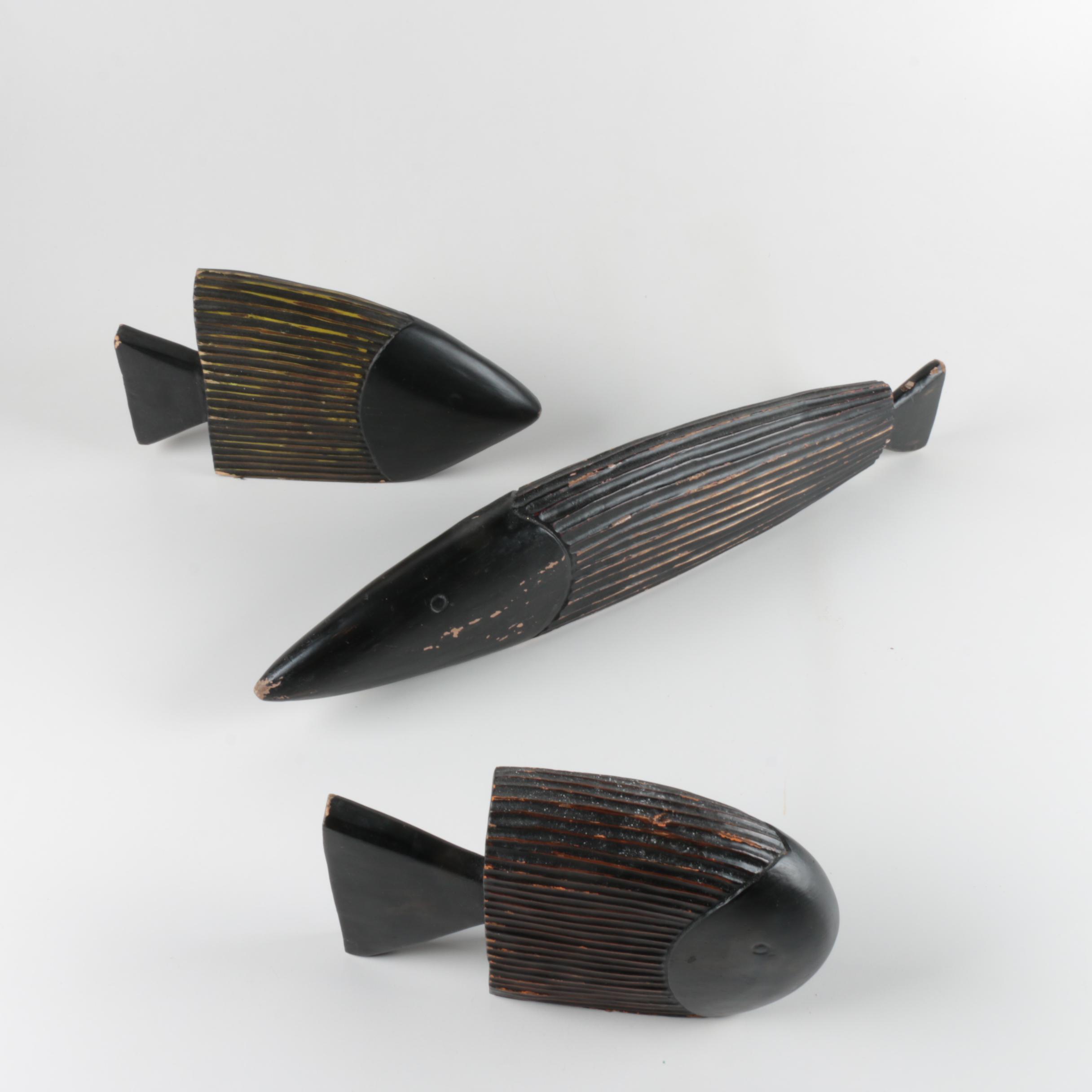 Wooden Fish Decor