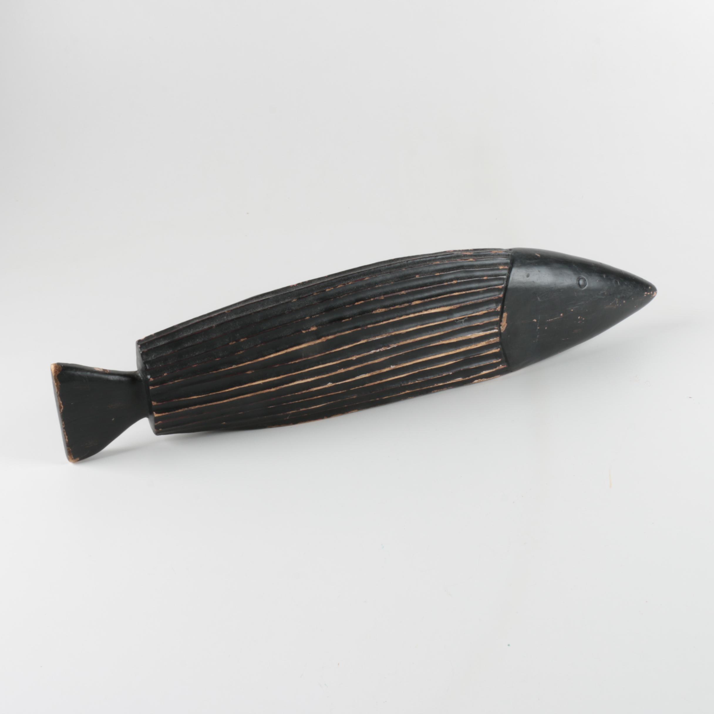 Wooden Fish Decor