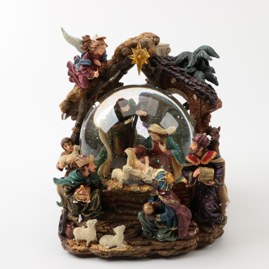 Nativity Scene Musical Waterglobe