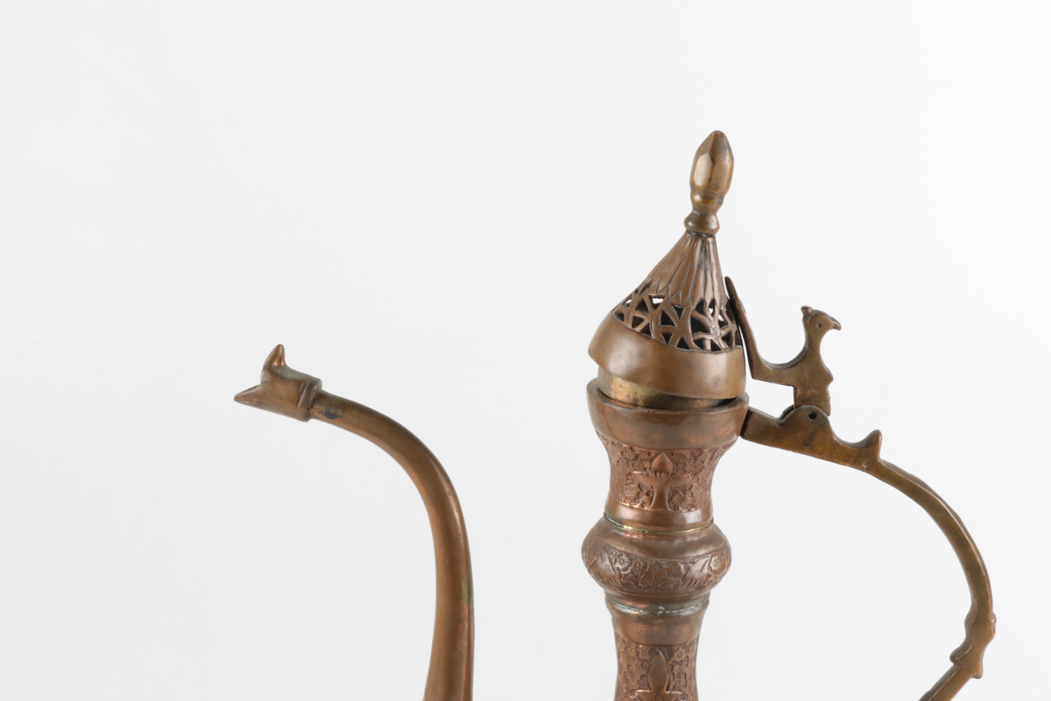 Middle Eastern Copper and Brass Serveware