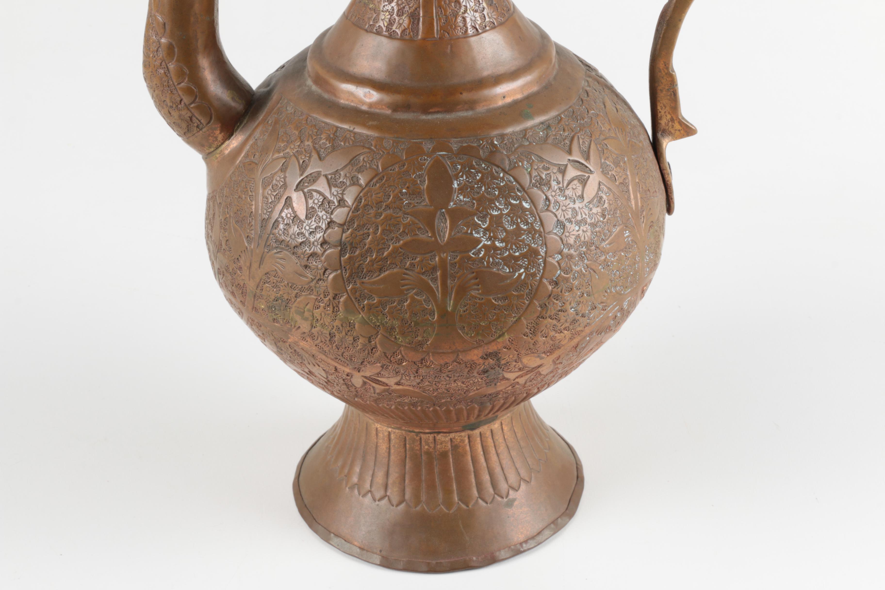 Middle Eastern Copper and Brass Serveware