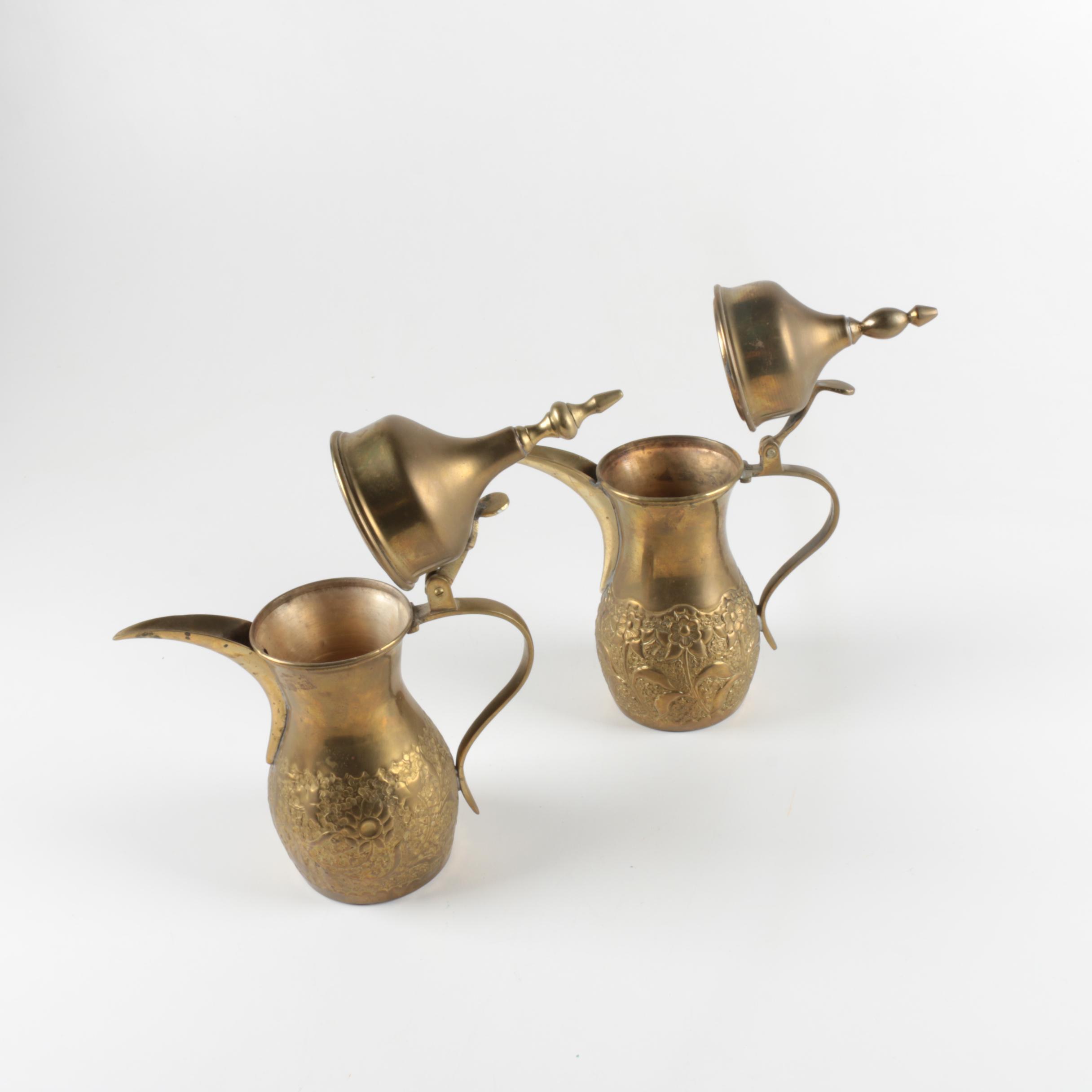 Middle Eastern Copper and Brass Serveware