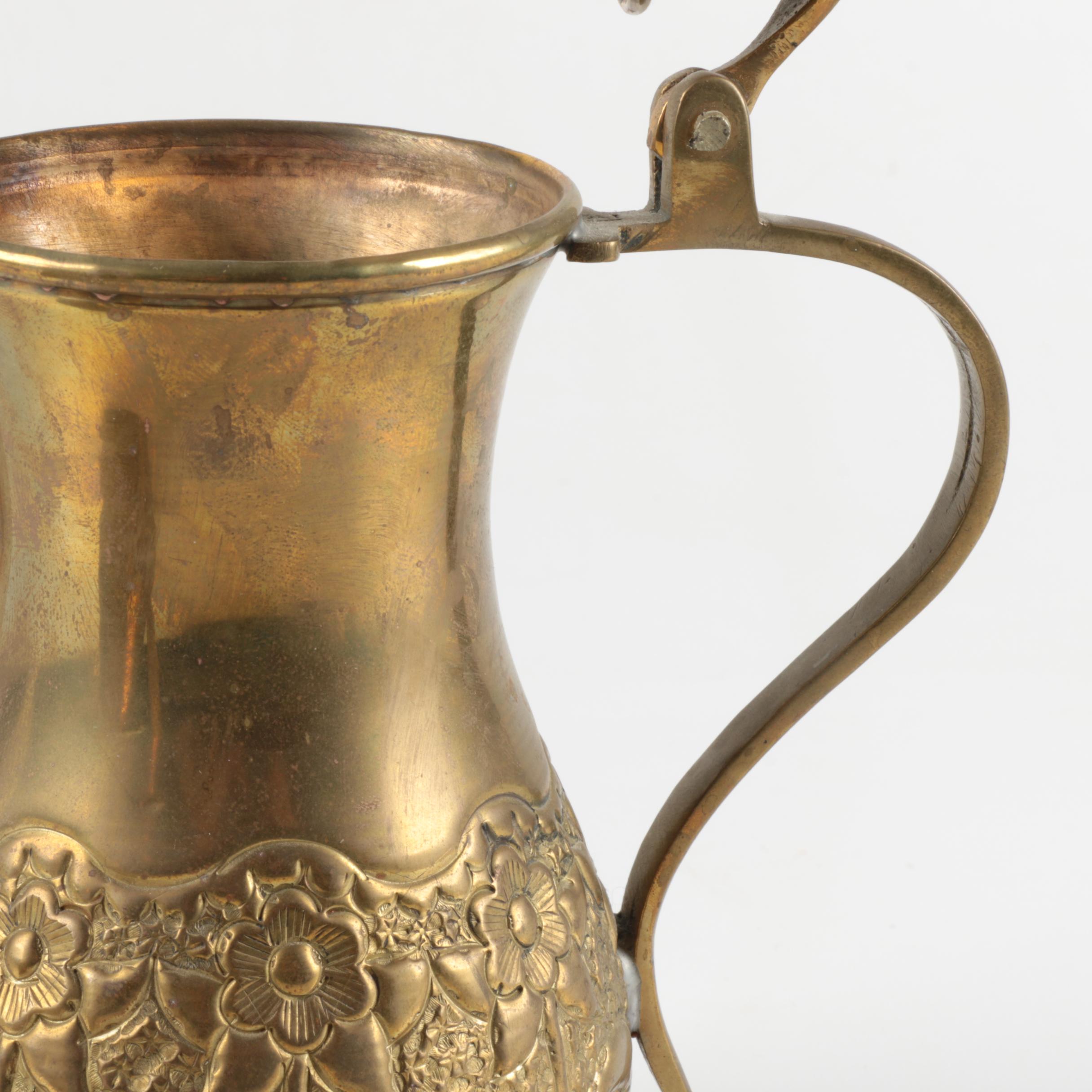 Middle Eastern Copper and Brass Serveware