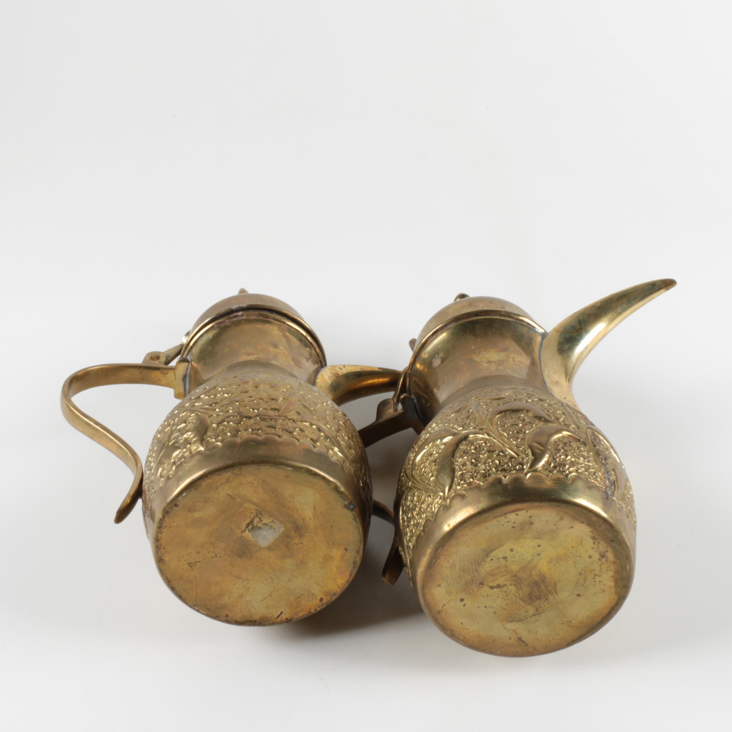 Middle Eastern Copper and Brass Serveware