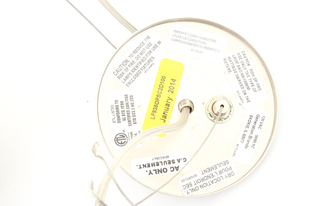 Millefiori Style Blown Glass Pendant Light