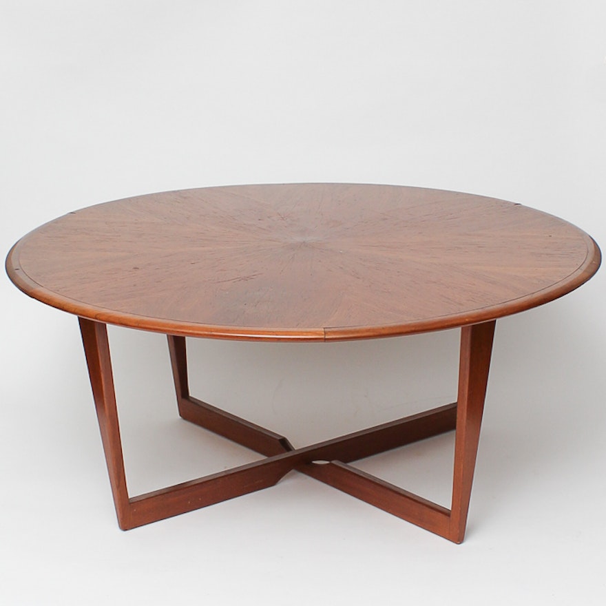 Mid Century Modern Circular Coffee Table