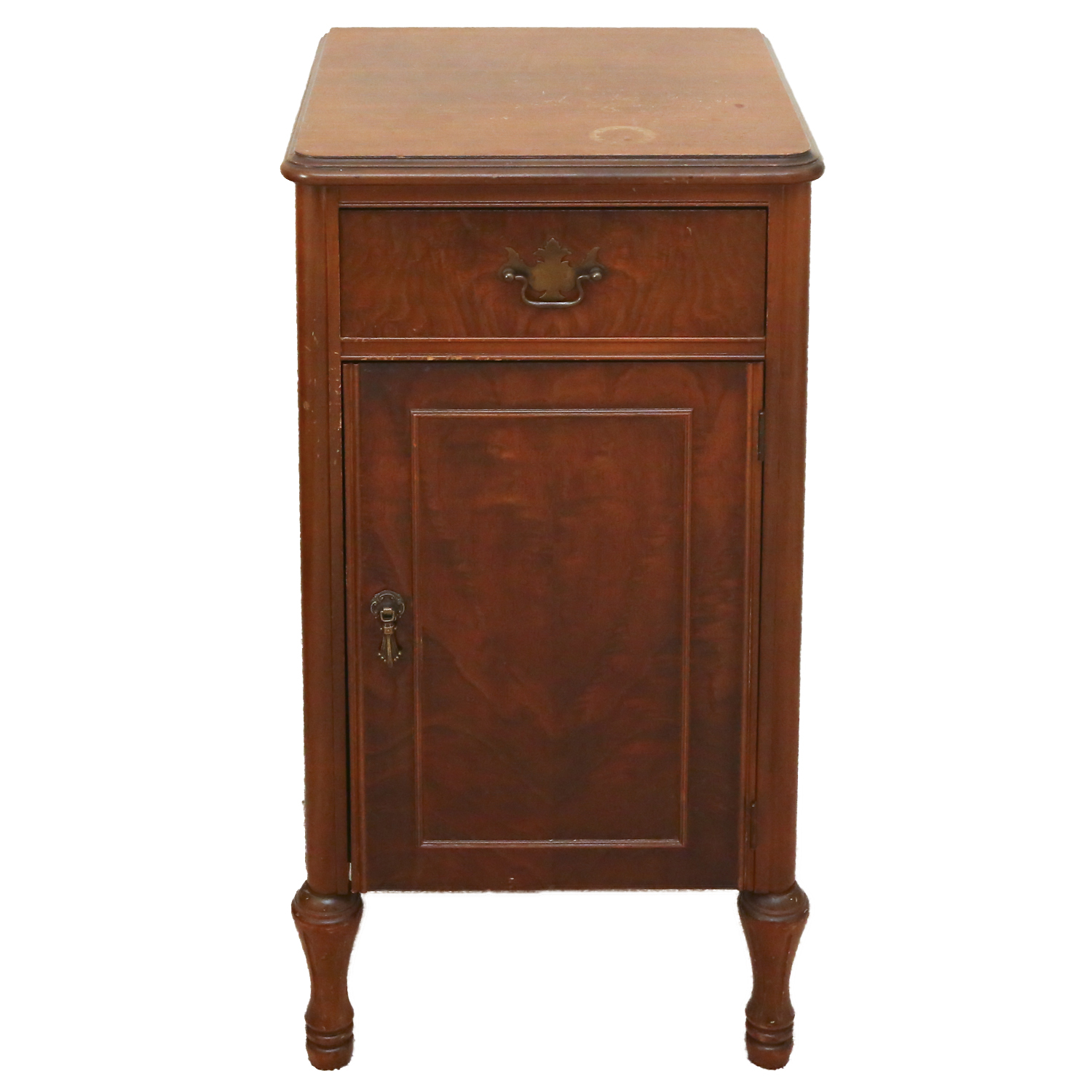 Vintage Mahogany Music Cabinet