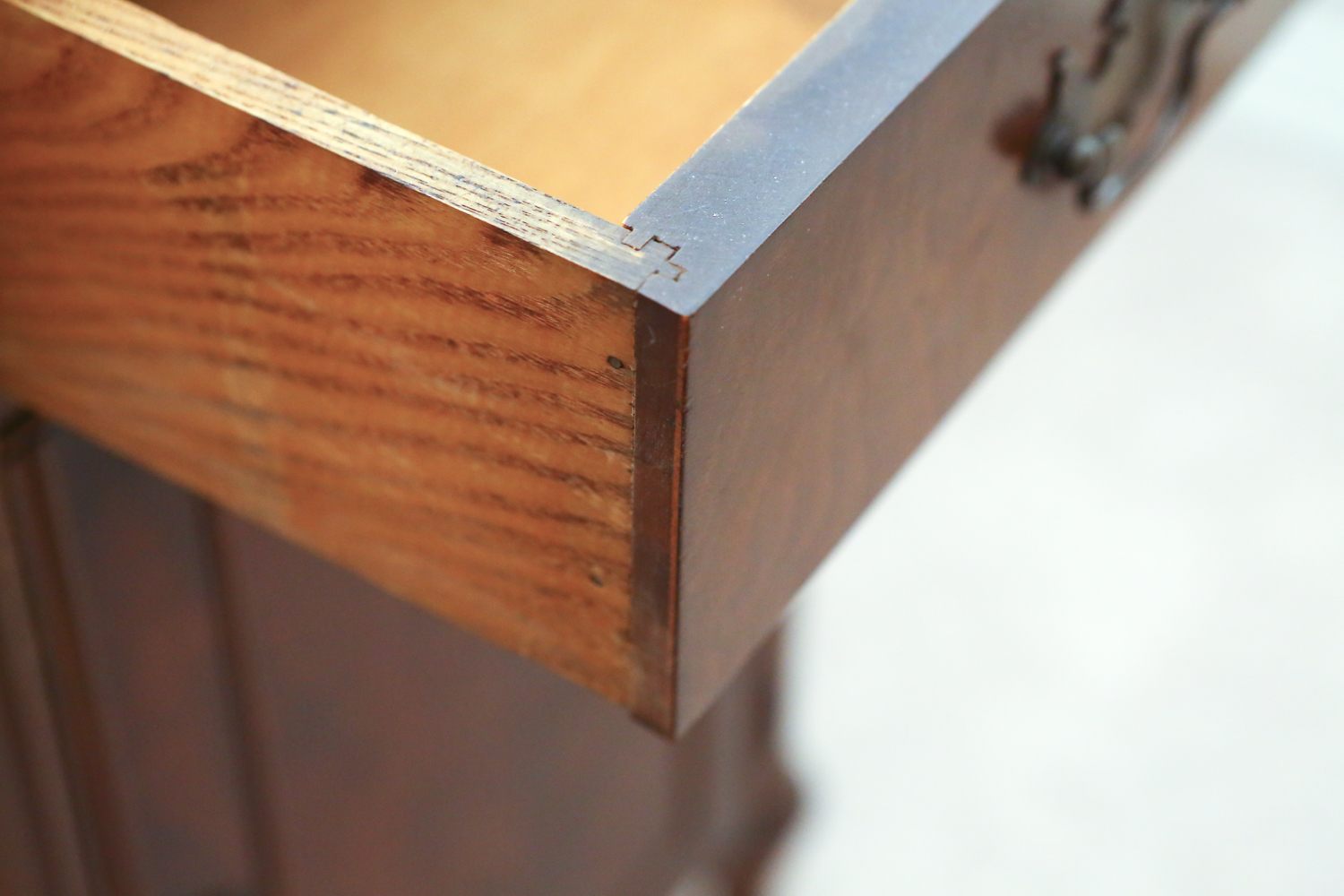 Vintage Mahogany Music Cabinet