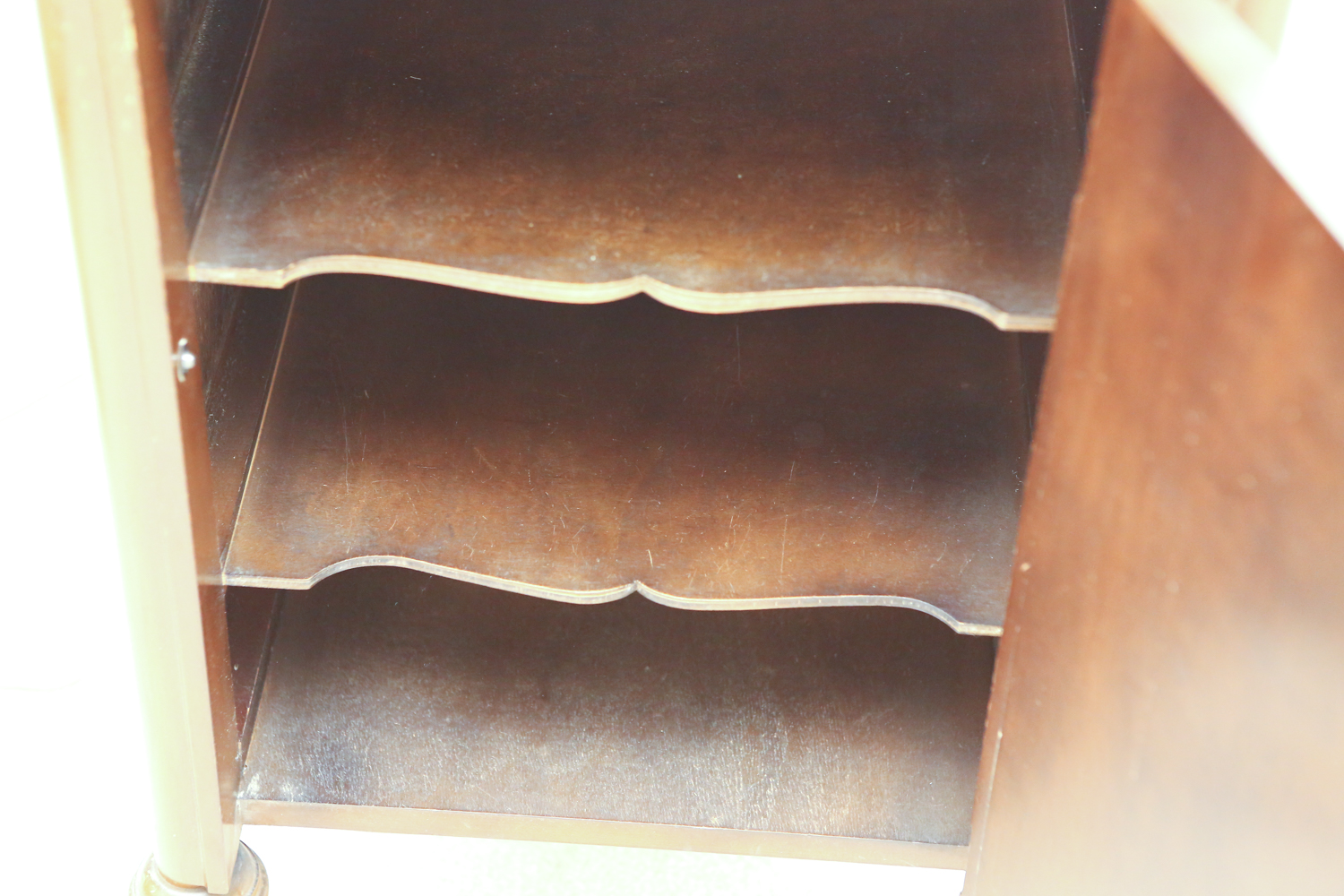 Vintage Mahogany Music Cabinet