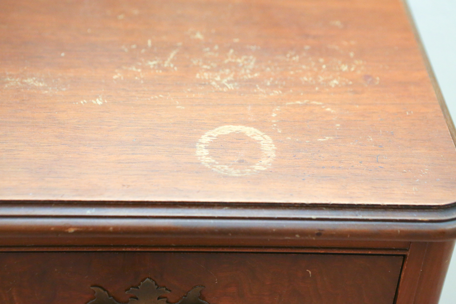 Vintage Mahogany Music Cabinet