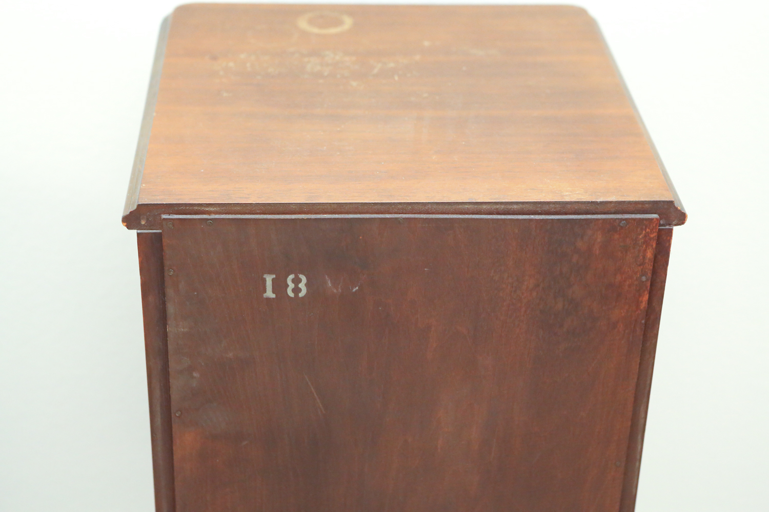 Vintage Mahogany Music Cabinet