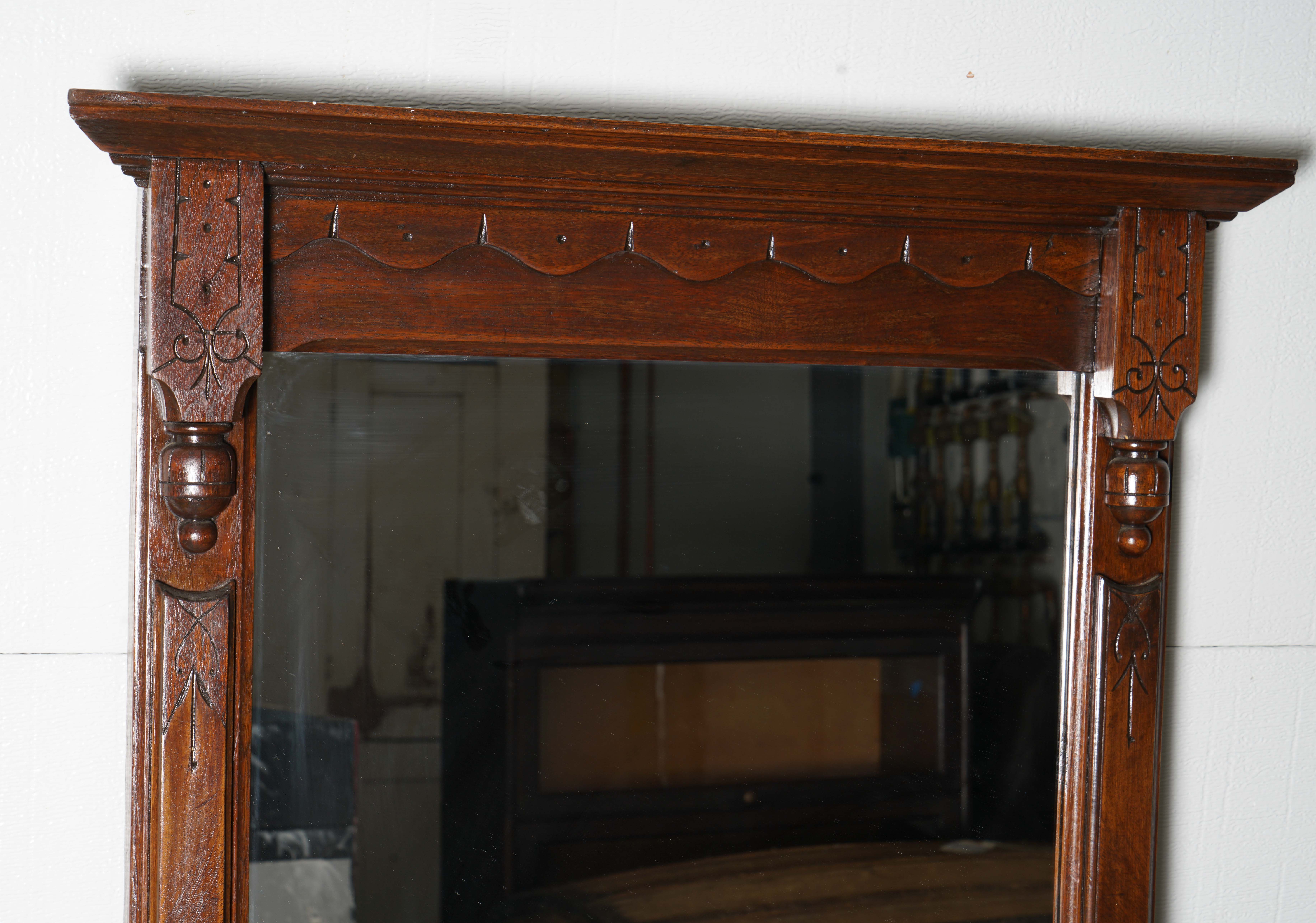 Antique Eastlake Style Wall Mirror