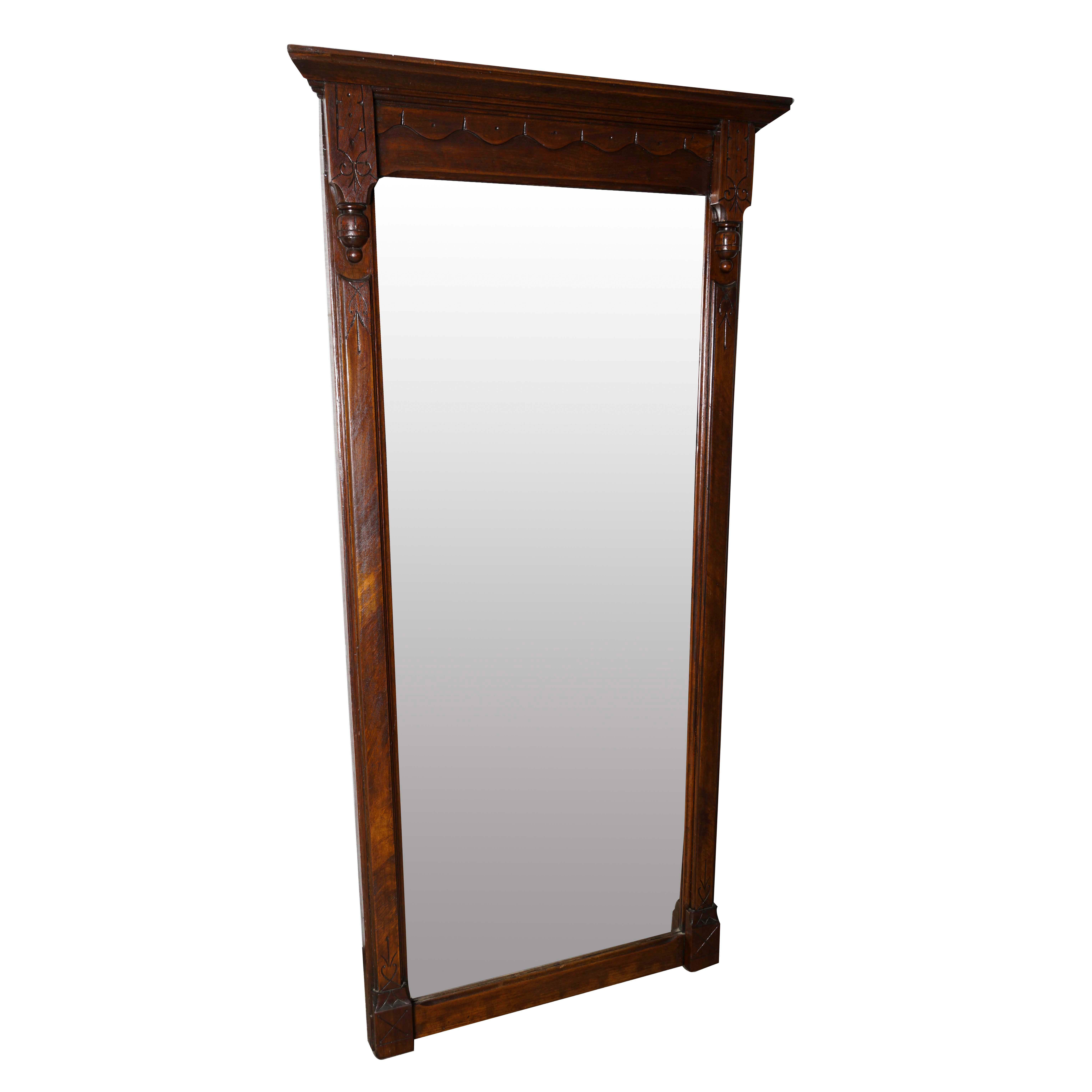 Antique Eastlake Style Wall Mirror