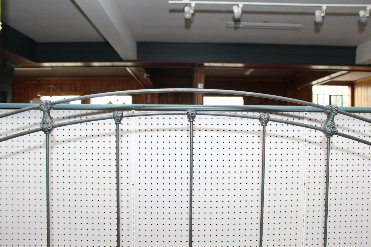 Signed Custom King Brass Bed by Gabrielli for Old Biscayne