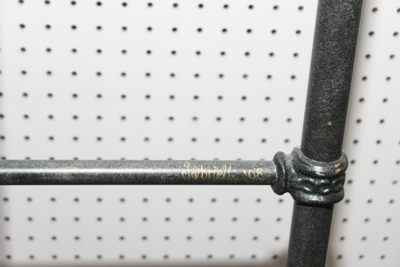 Signed Custom King Brass Bed by Gabrielli for Old Biscayne