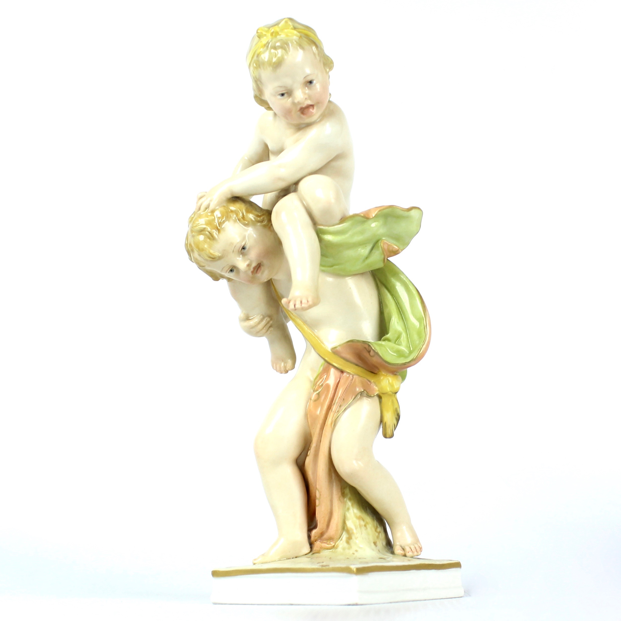 Antique KPM Porcelain Cherub Figurine