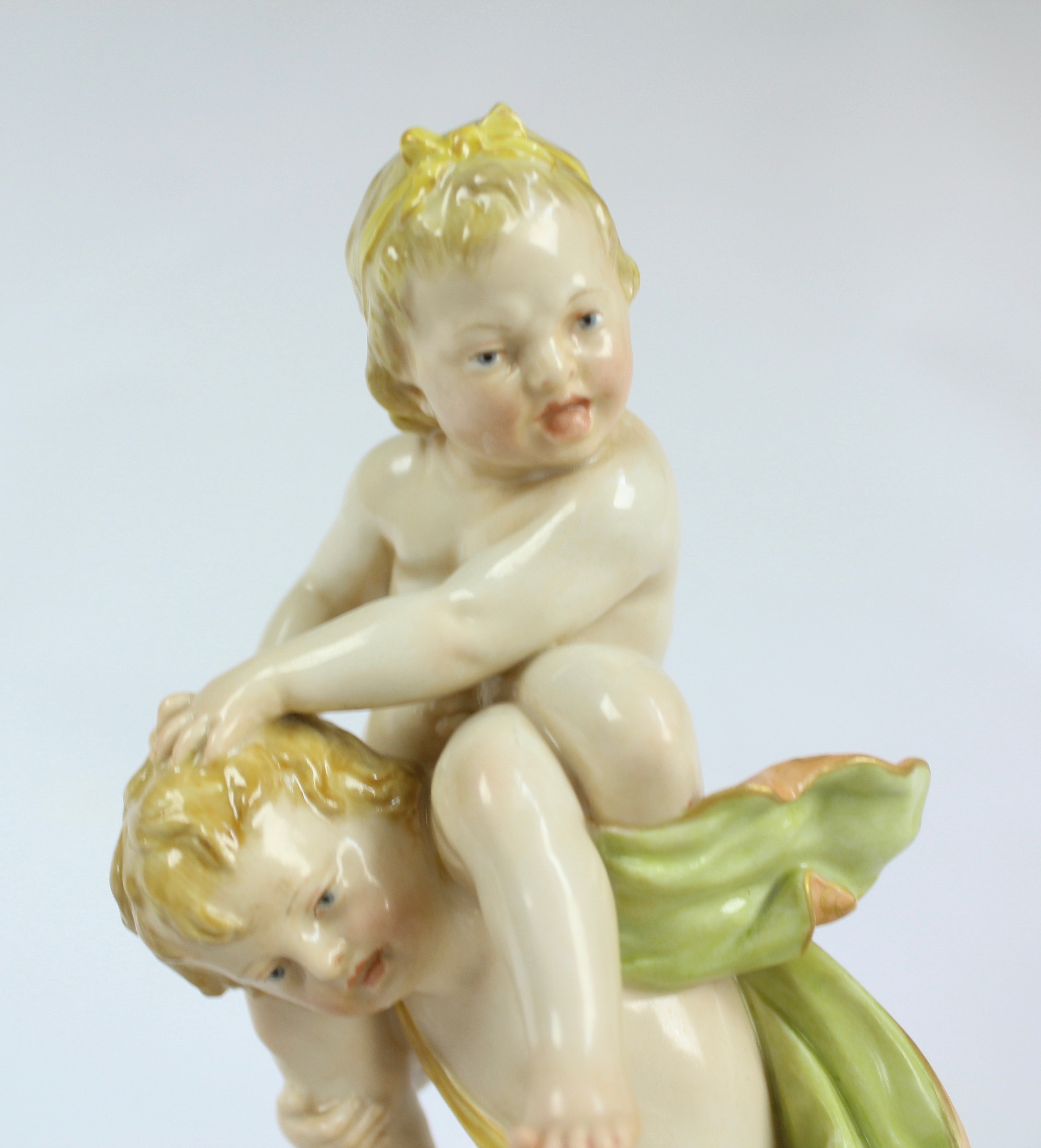 Antique KPM Porcelain Cherub Figurine