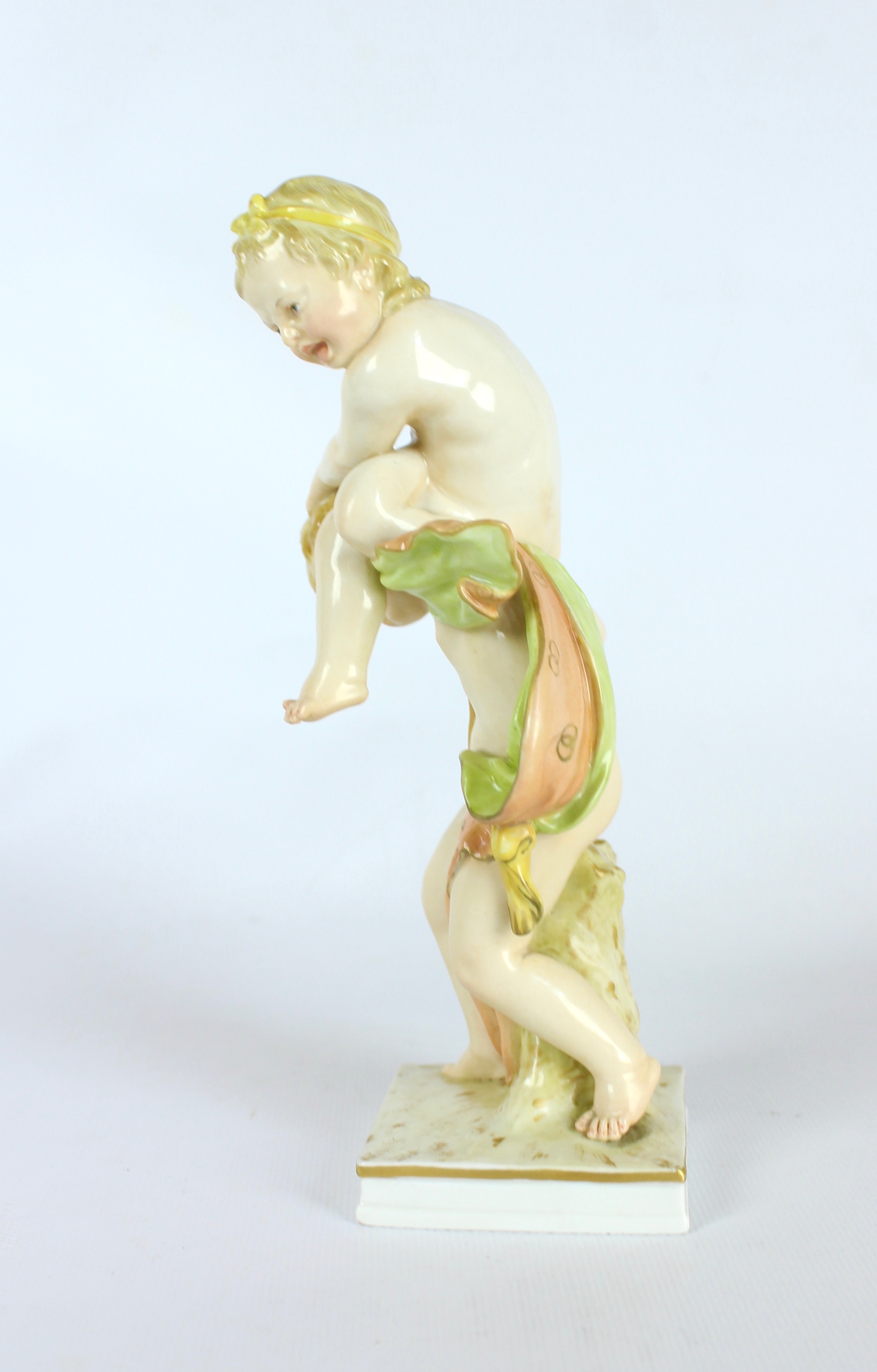 Antique KPM Porcelain Cherub Figurine