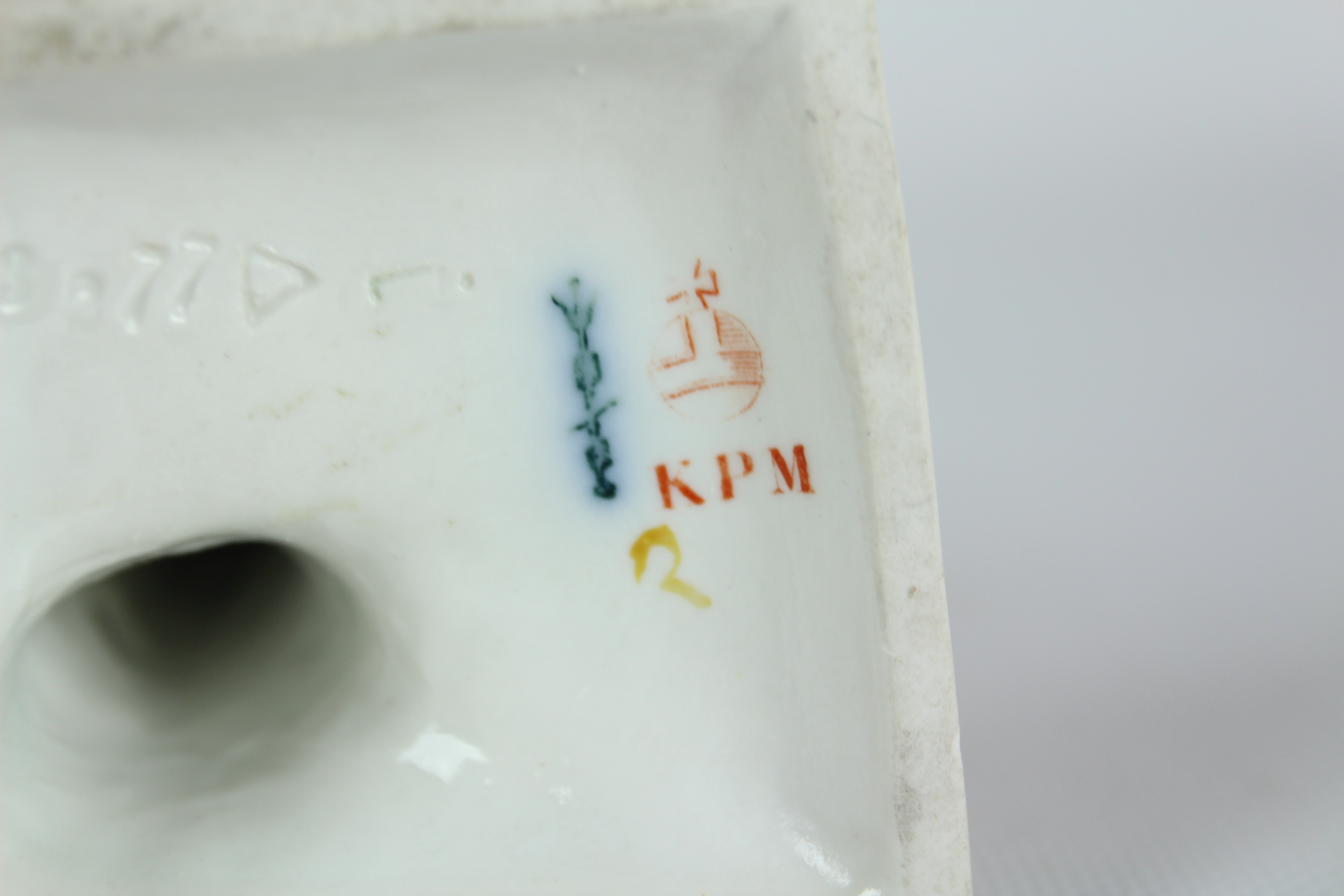 Antique KPM Porcelain Cherub Figurine