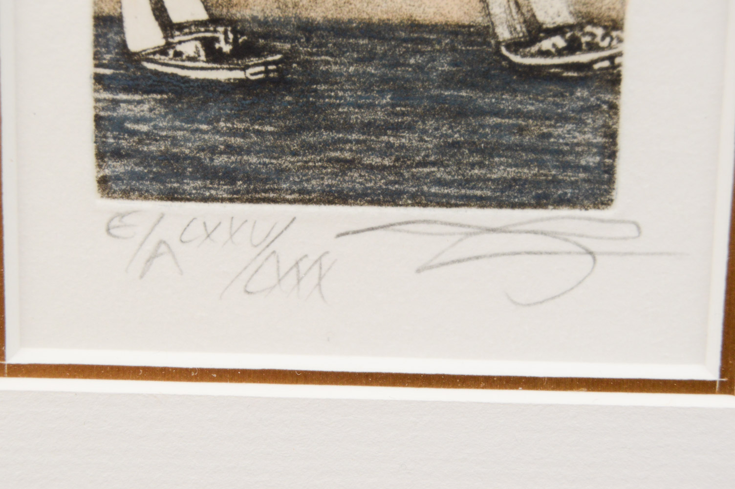 Denise Godbout Etching on Paper "Hissez les Voiles" and Garden Window Prints