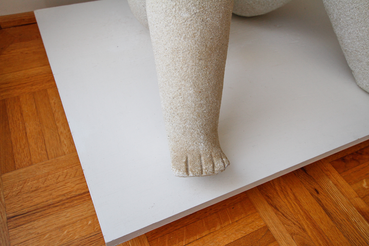 Contemporary Sculpture of a Seated Woman