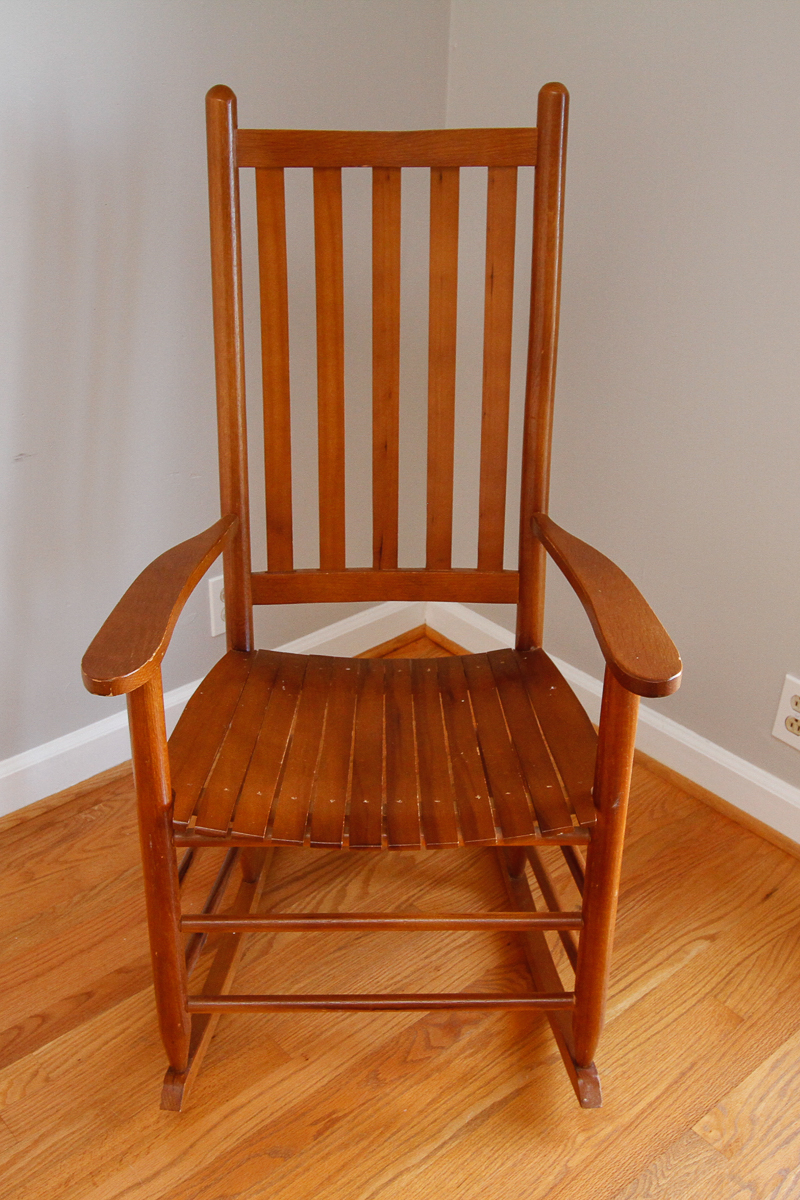 Vintage Oak Rocking Chair