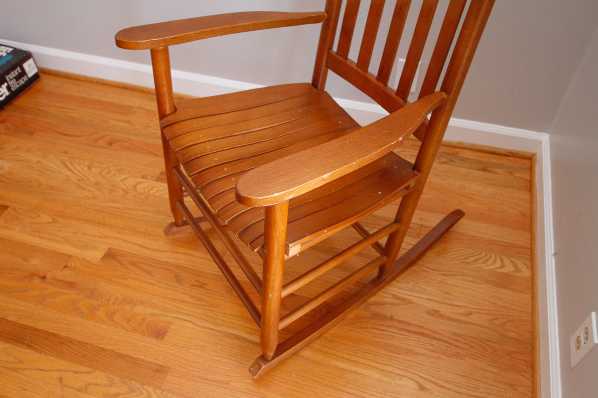 Vintage Oak Rocking Chair