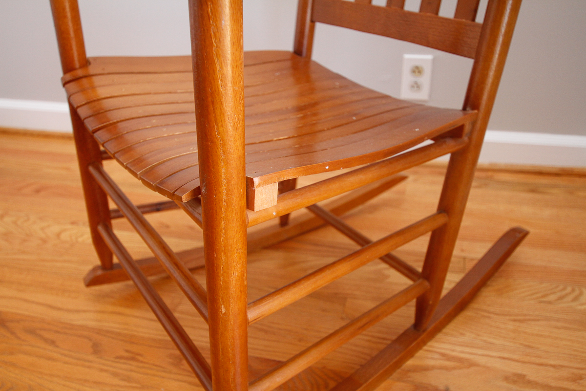 Vintage Oak Rocking Chair