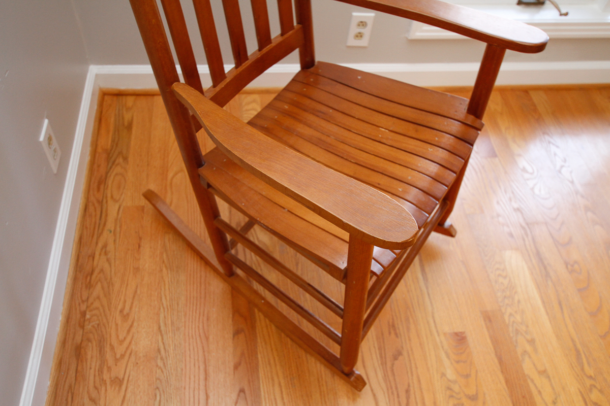Vintage Oak Rocking Chair