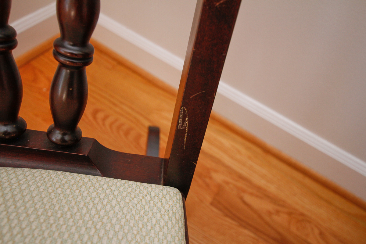 Vintage Turned Rocking Chair