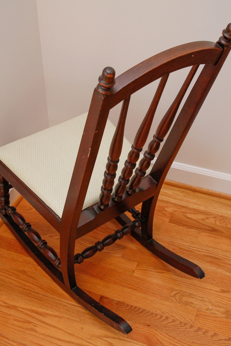 Vintage Turned Rocking Chair