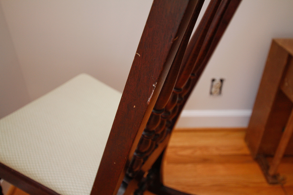 Vintage Turned Rocking Chair