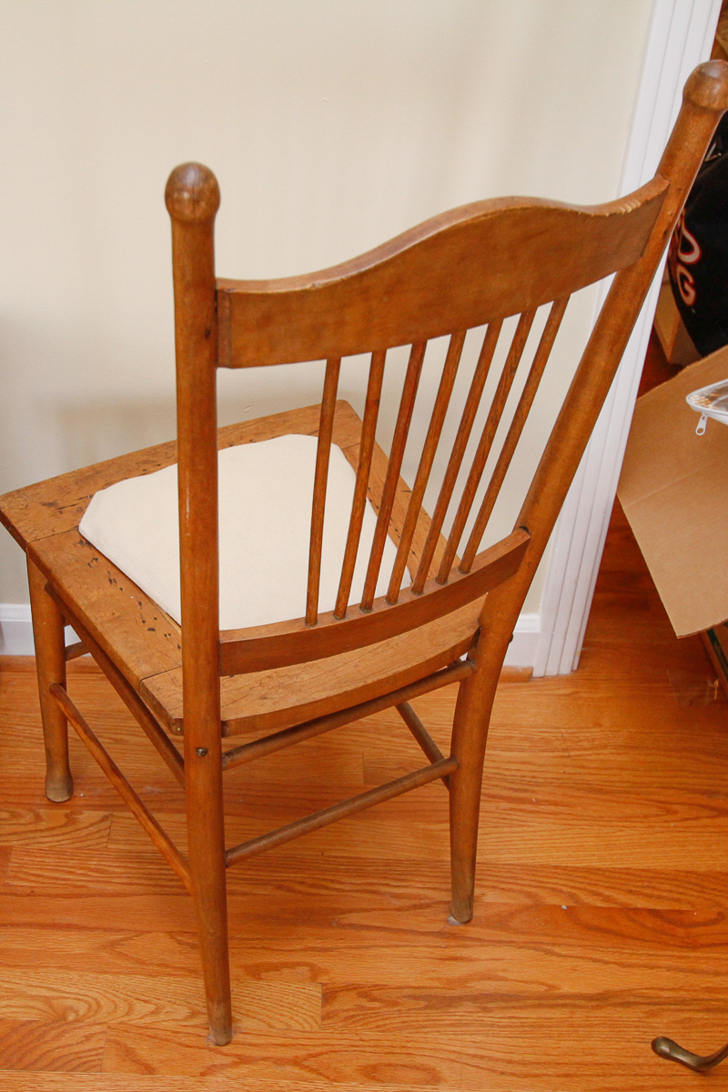 Vintage Oak Side Chair