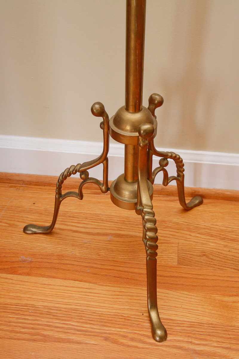 Vintage Brass Valet Stand