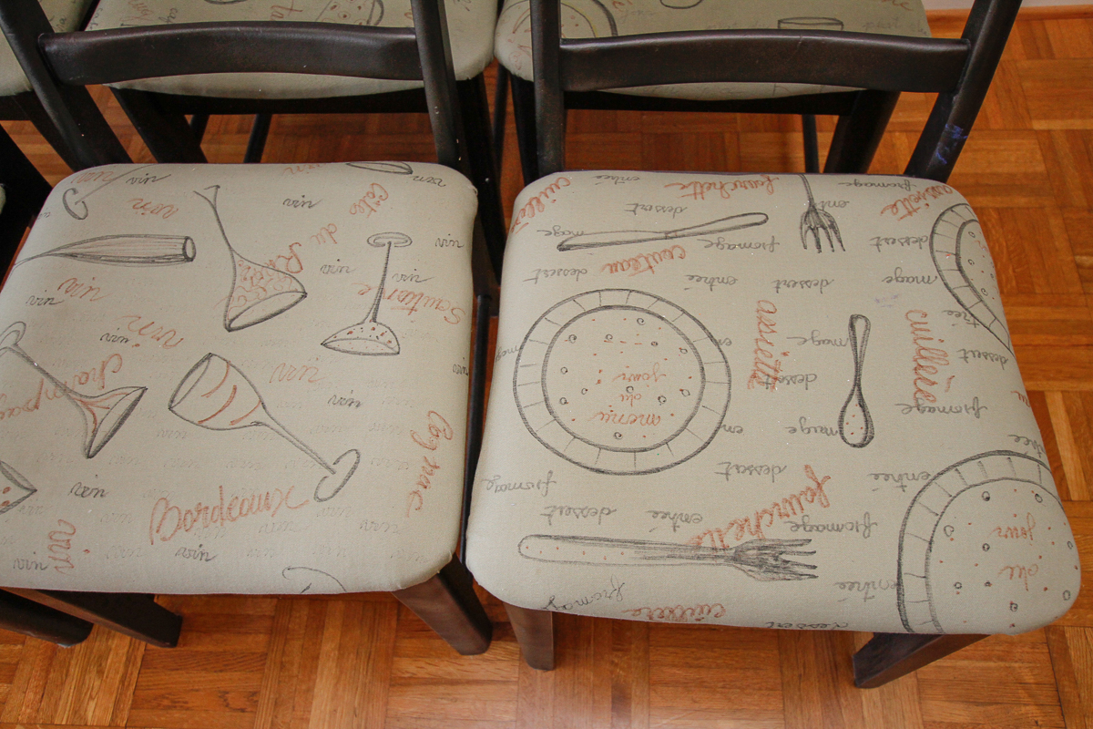 Set of Ladder Back Dining Chairs