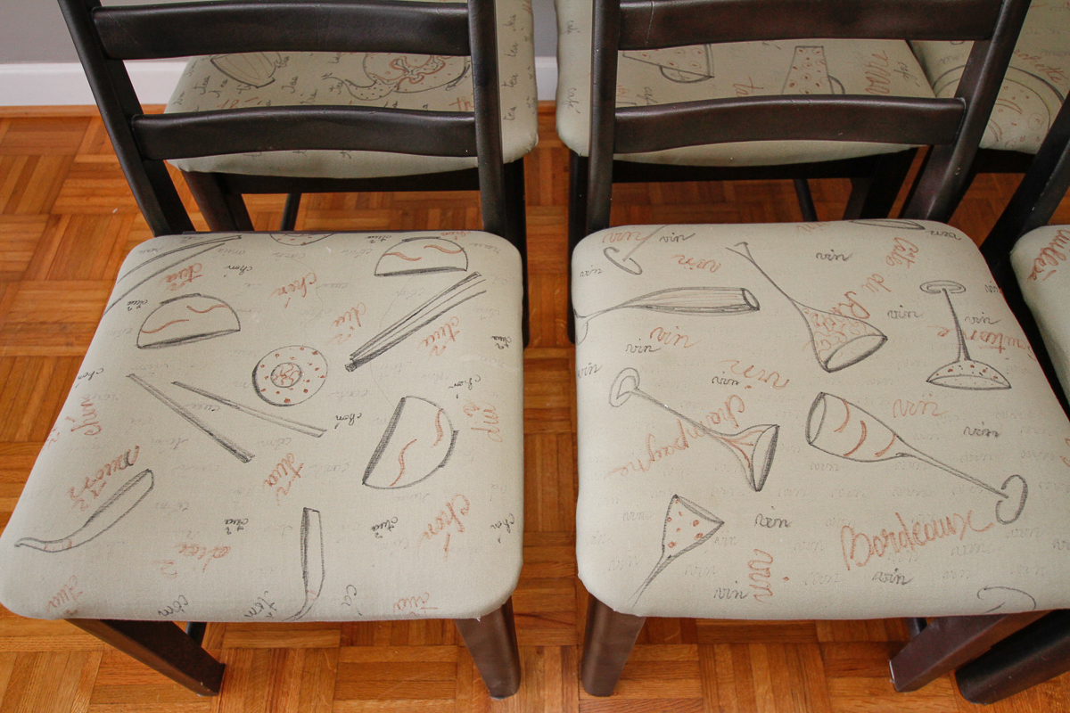 Set of Ladder Back Dining Chairs