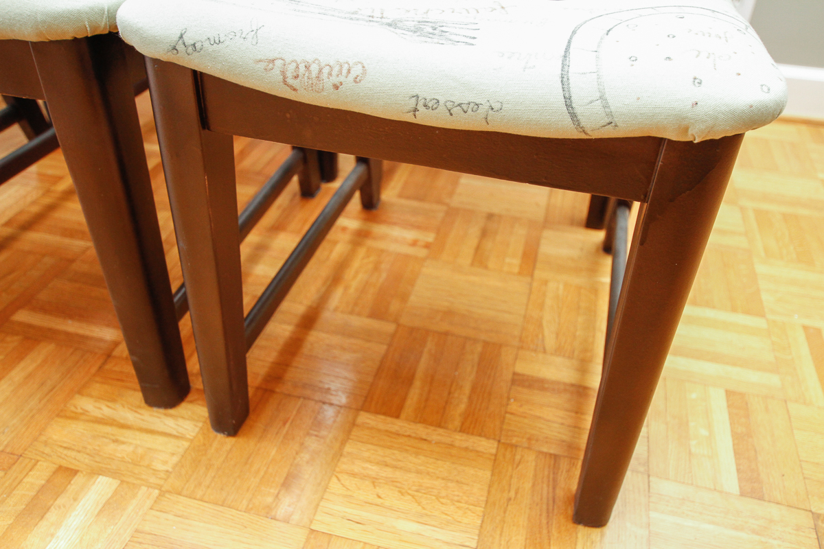 Set of Ladder Back Dining Chairs