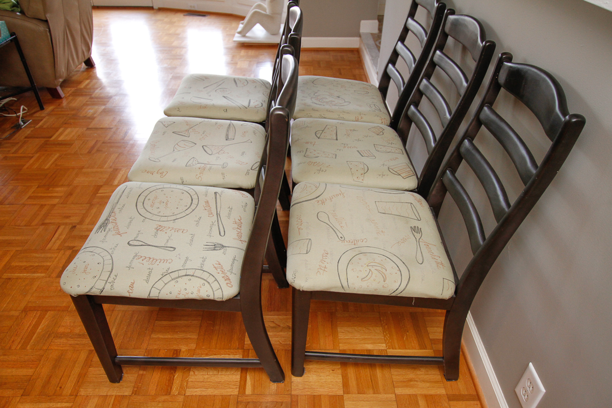 Set of Ladder Back Dining Chairs