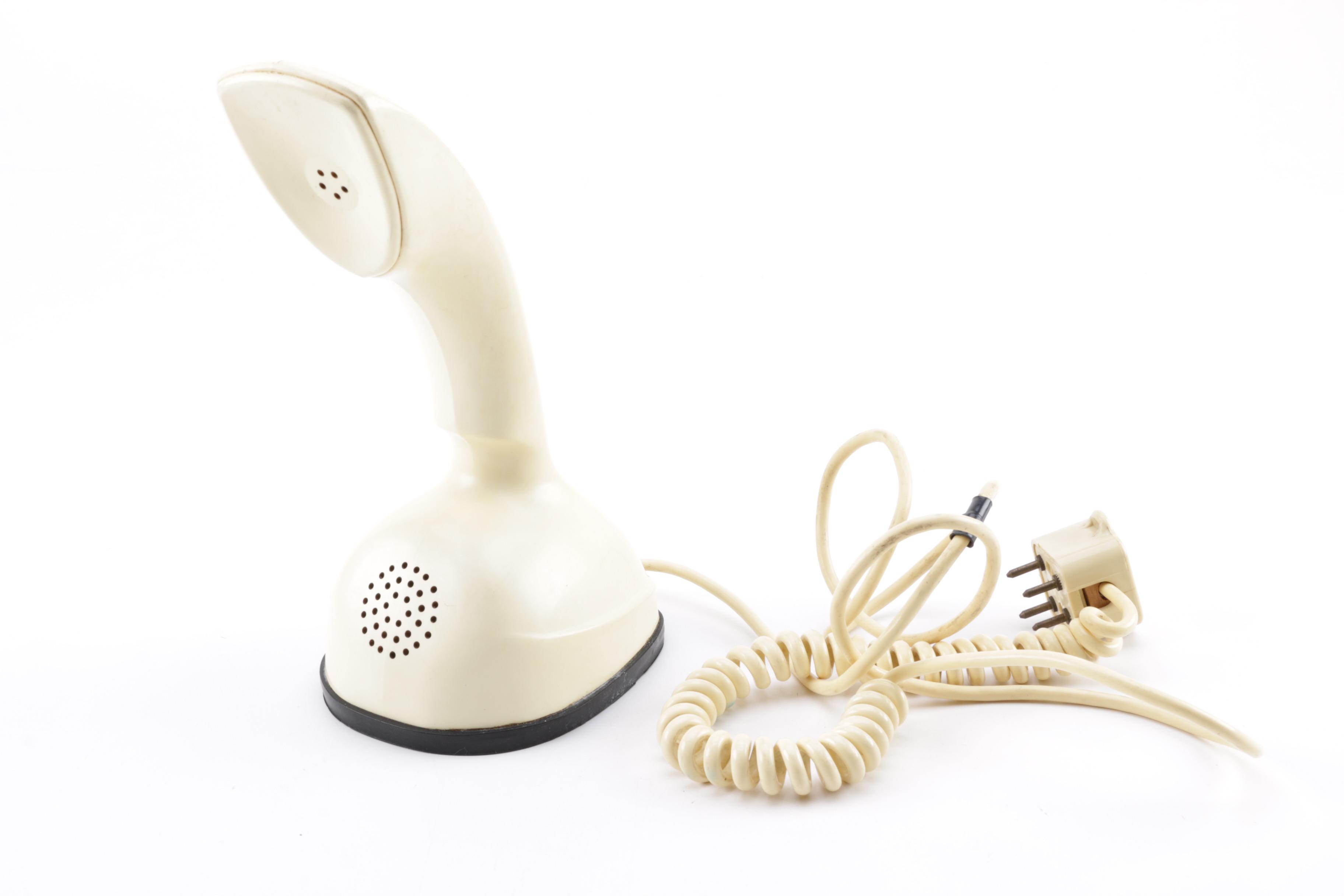 Mid Century Modern Panasonic R-70 Radio and Ericofon Rotary Telephone