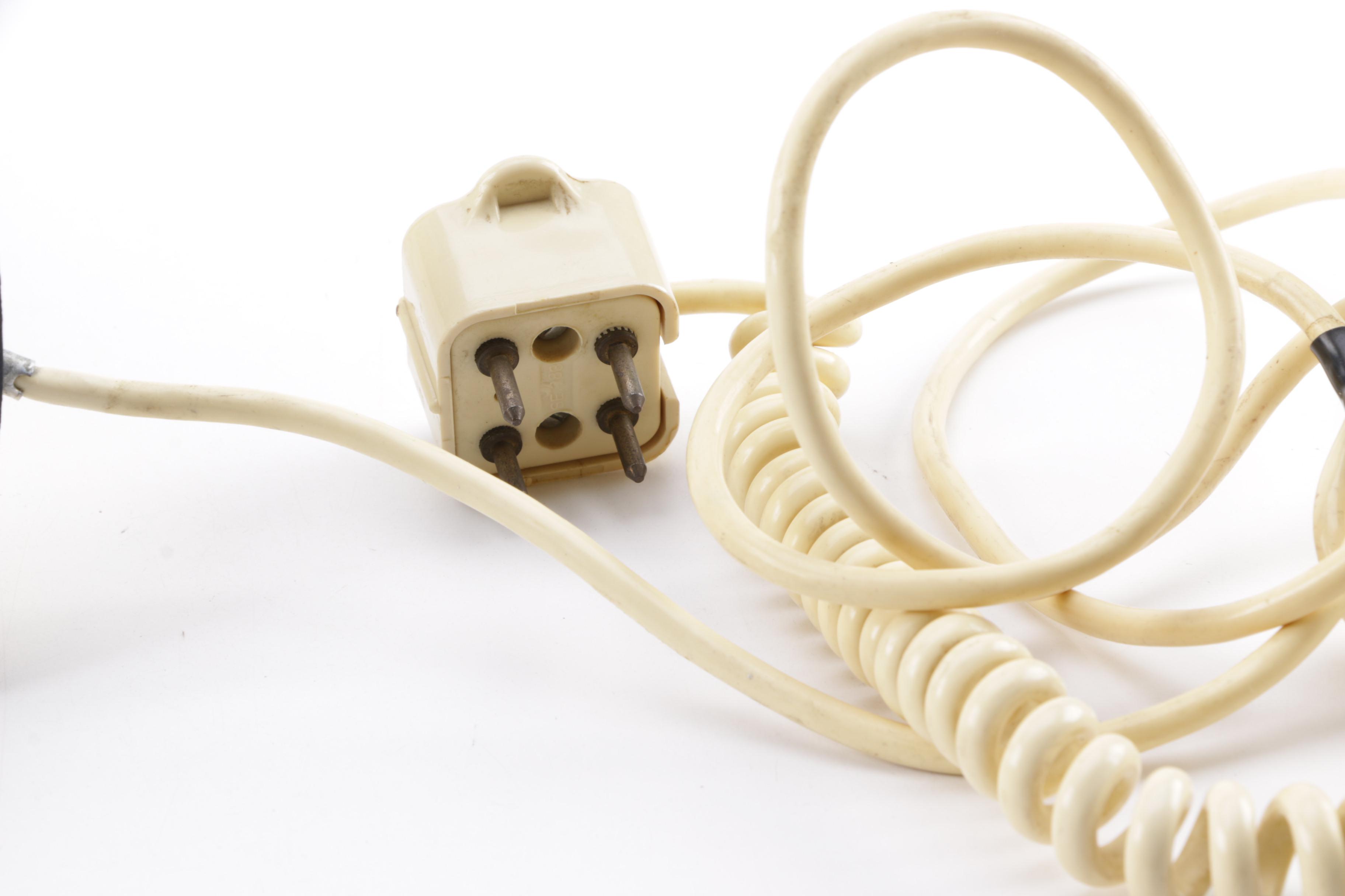 Mid Century Modern Panasonic R-70 Radio and Ericofon Rotary Telephone