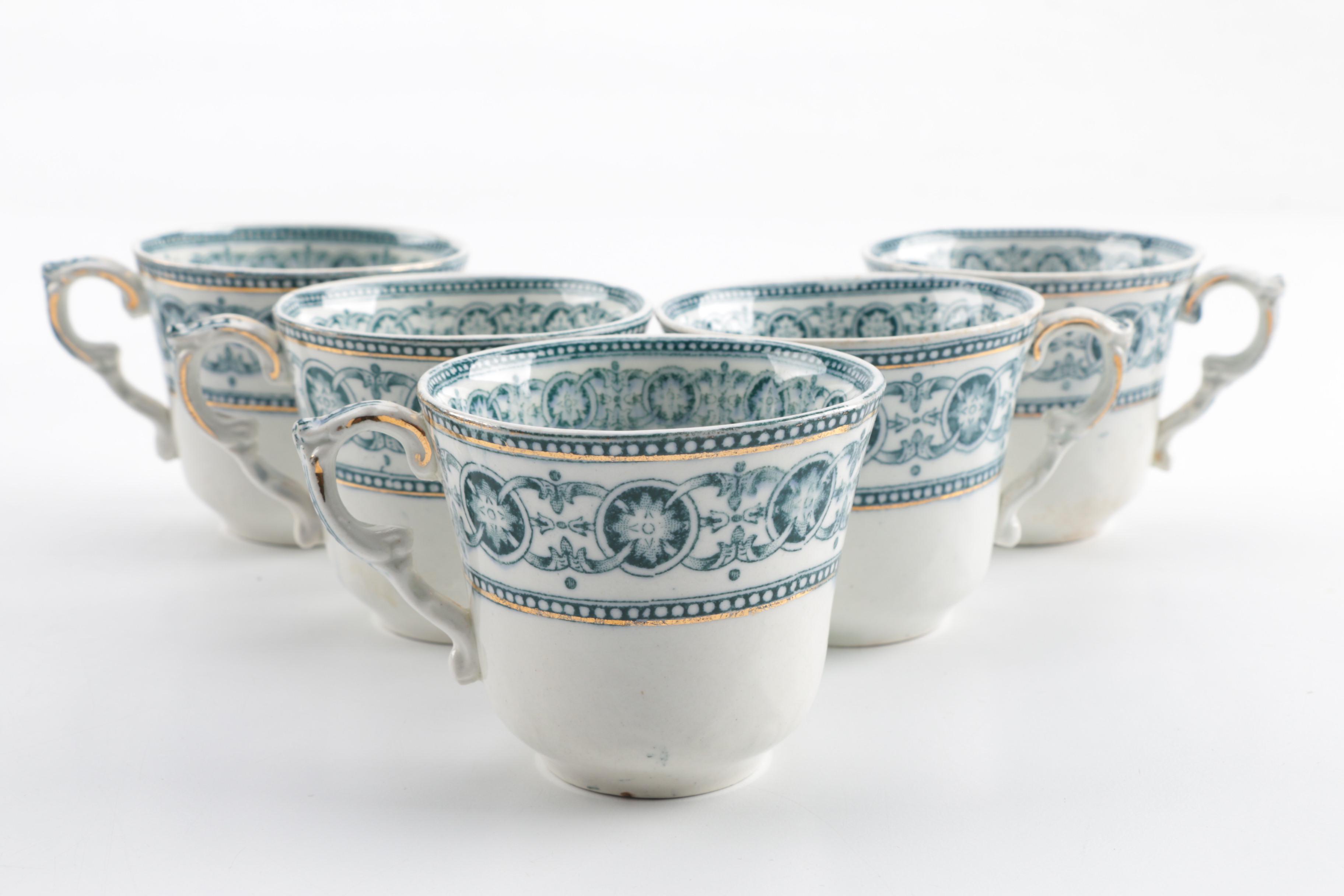 Bishop & Stonier "Rode" Ironstone Tea Set, Circa Early 20th C.