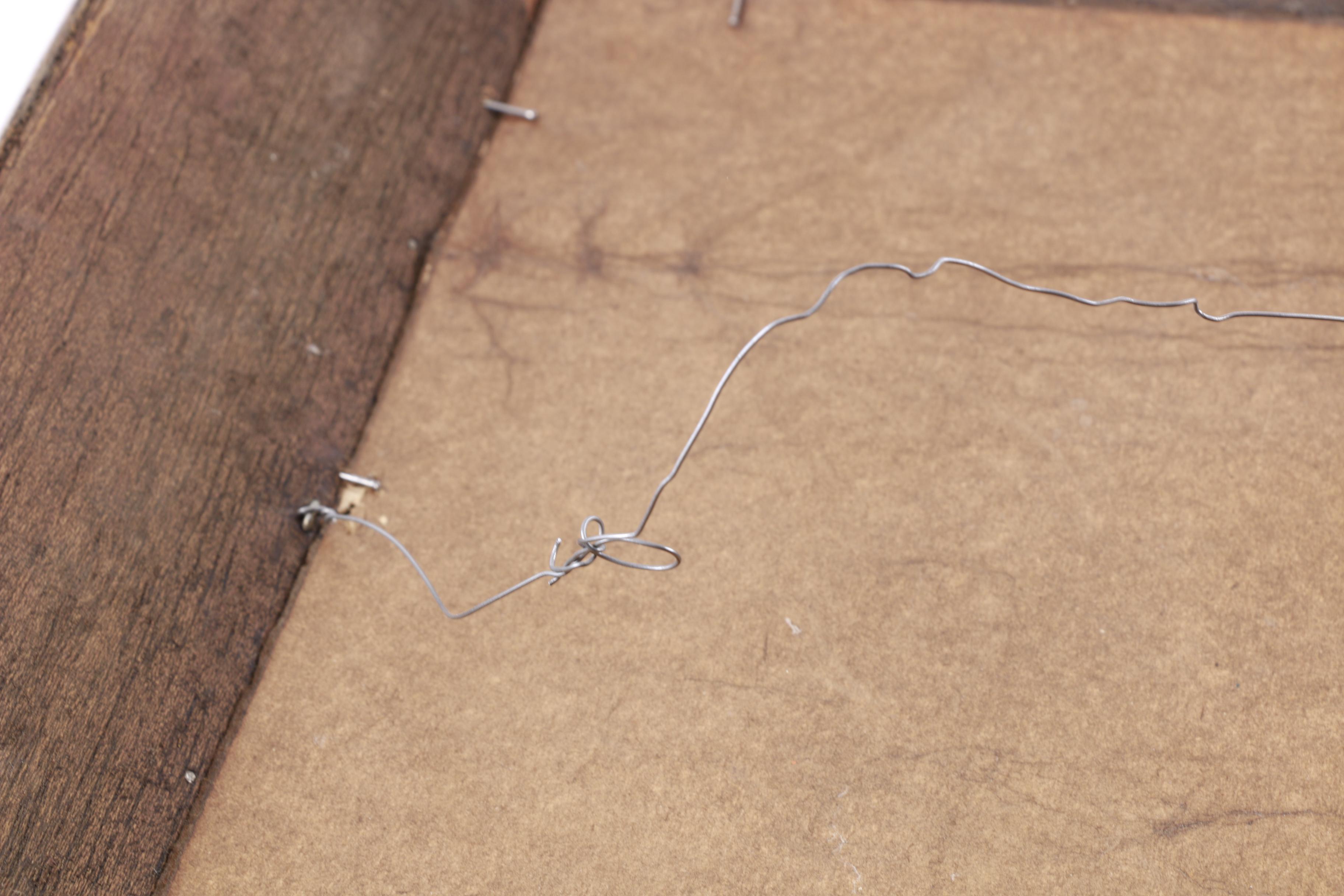 Vintage Painted Wall Mirror