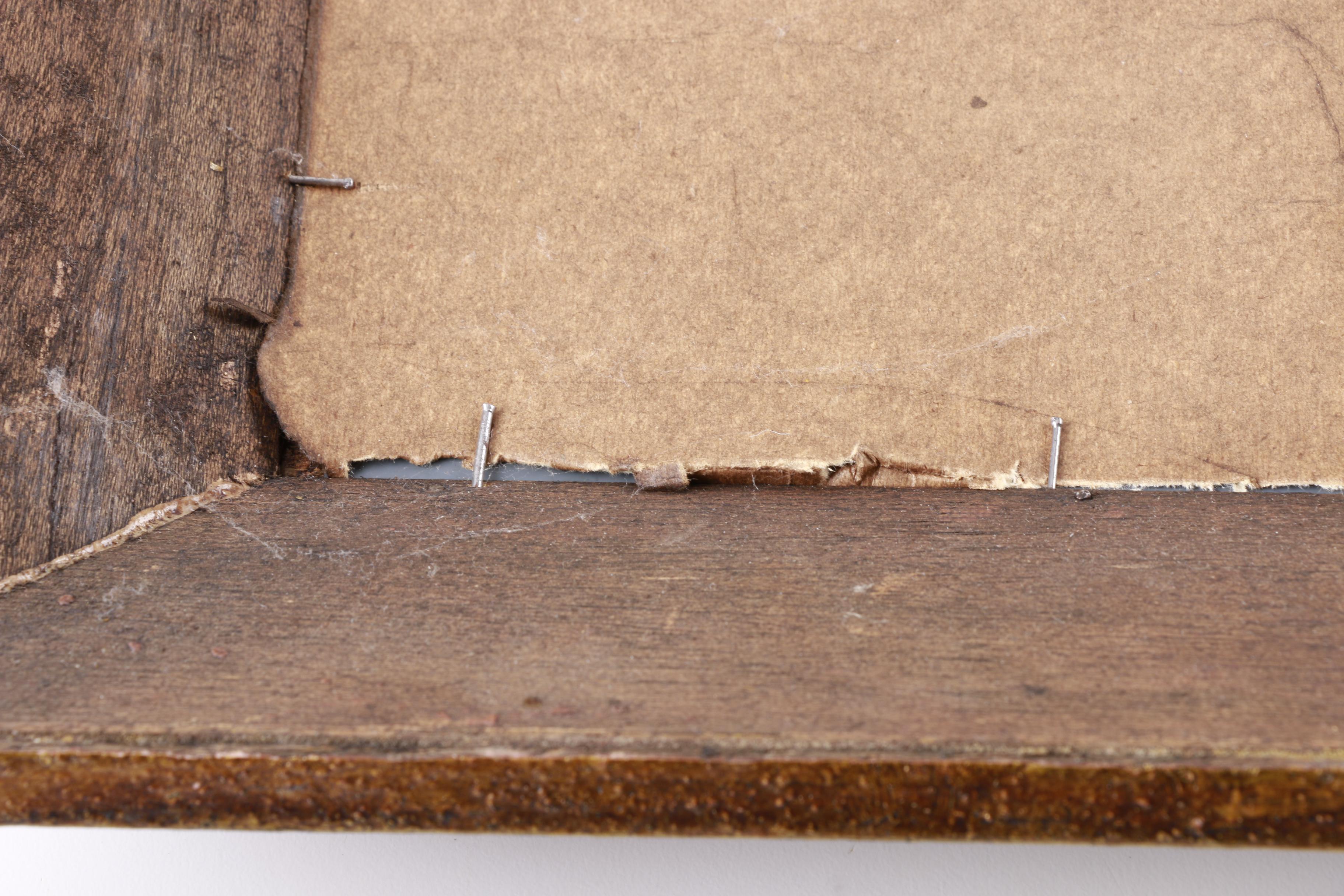 Vintage Painted Wall Mirror