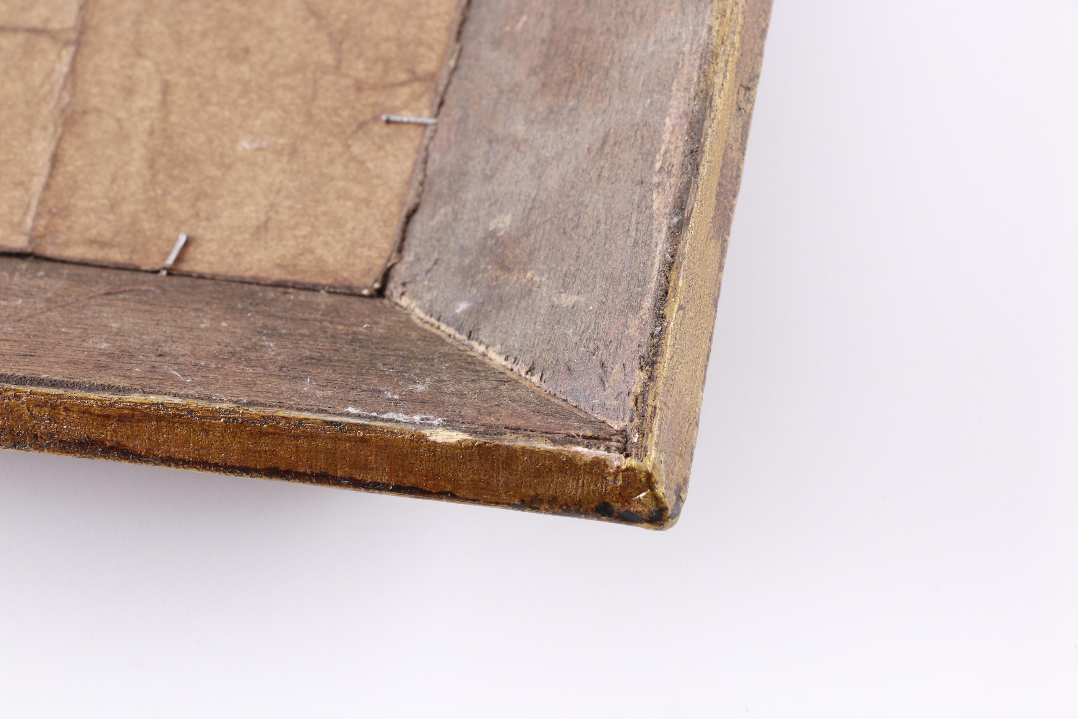 Vintage Painted Wall Mirror