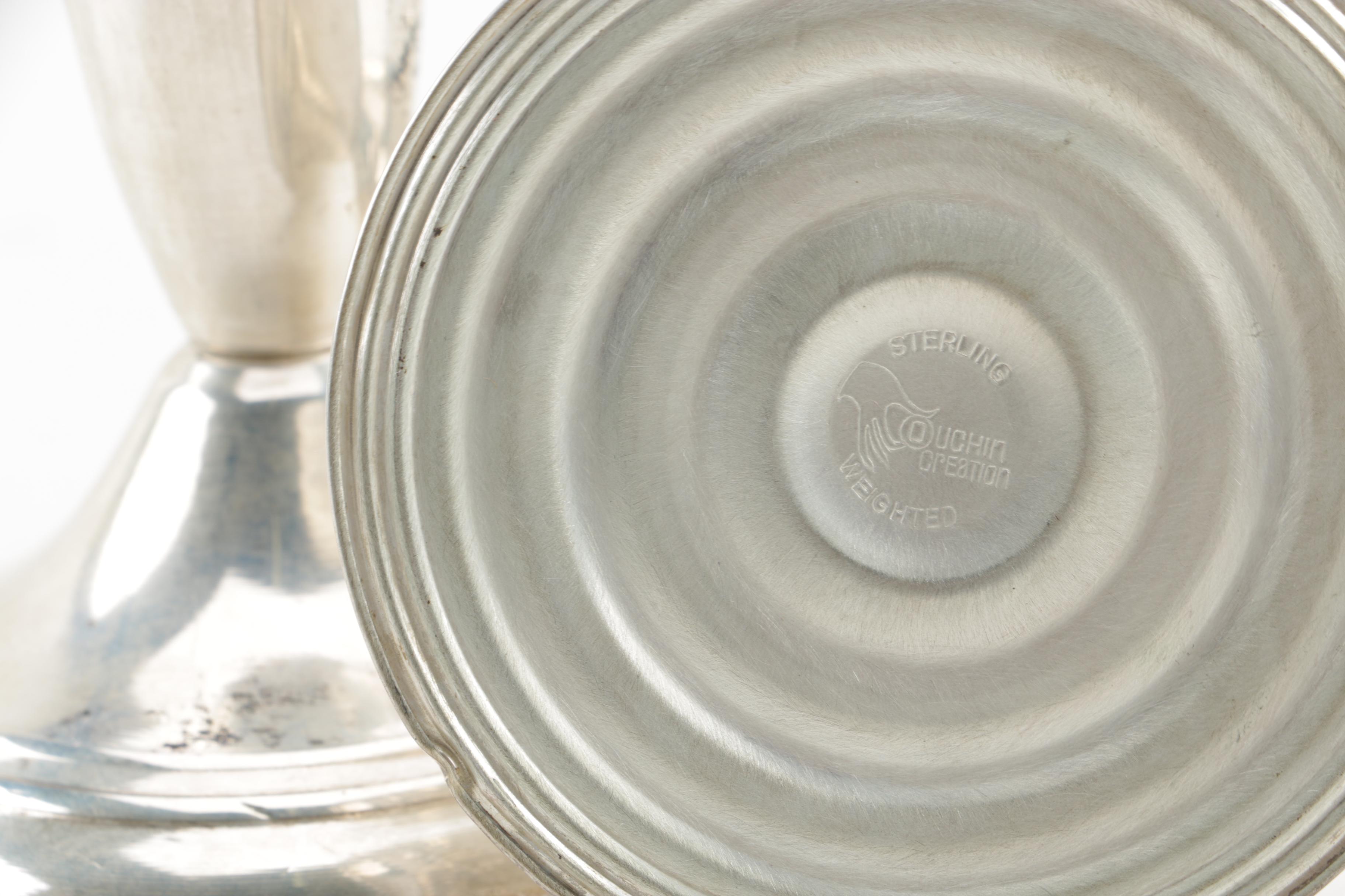 Vintage Duchin Creation Weighted Sterling Candleholders