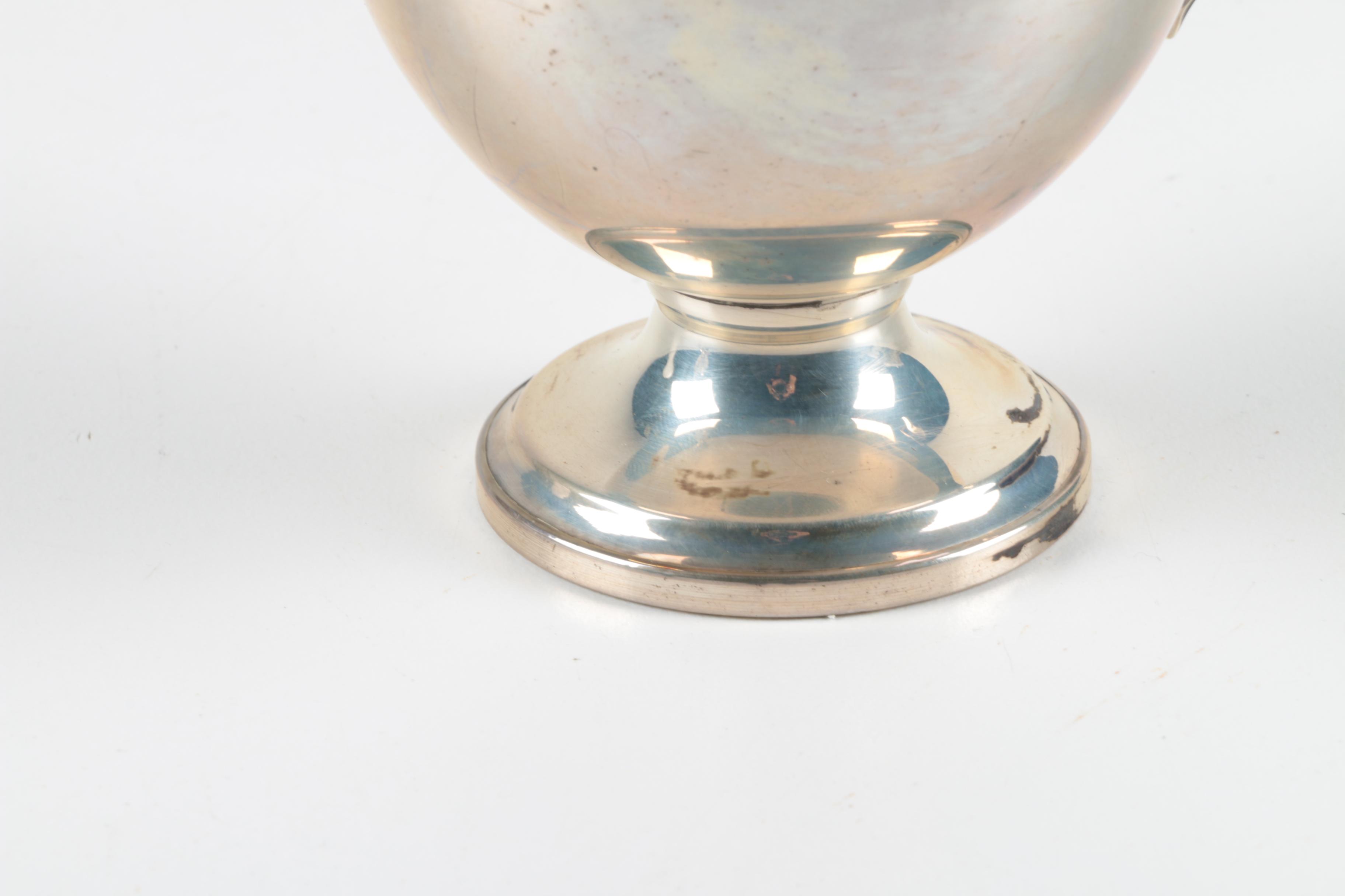 Revere Silversmiths Inc. Weighted Sterling Creamer and Sugar Bowl Set